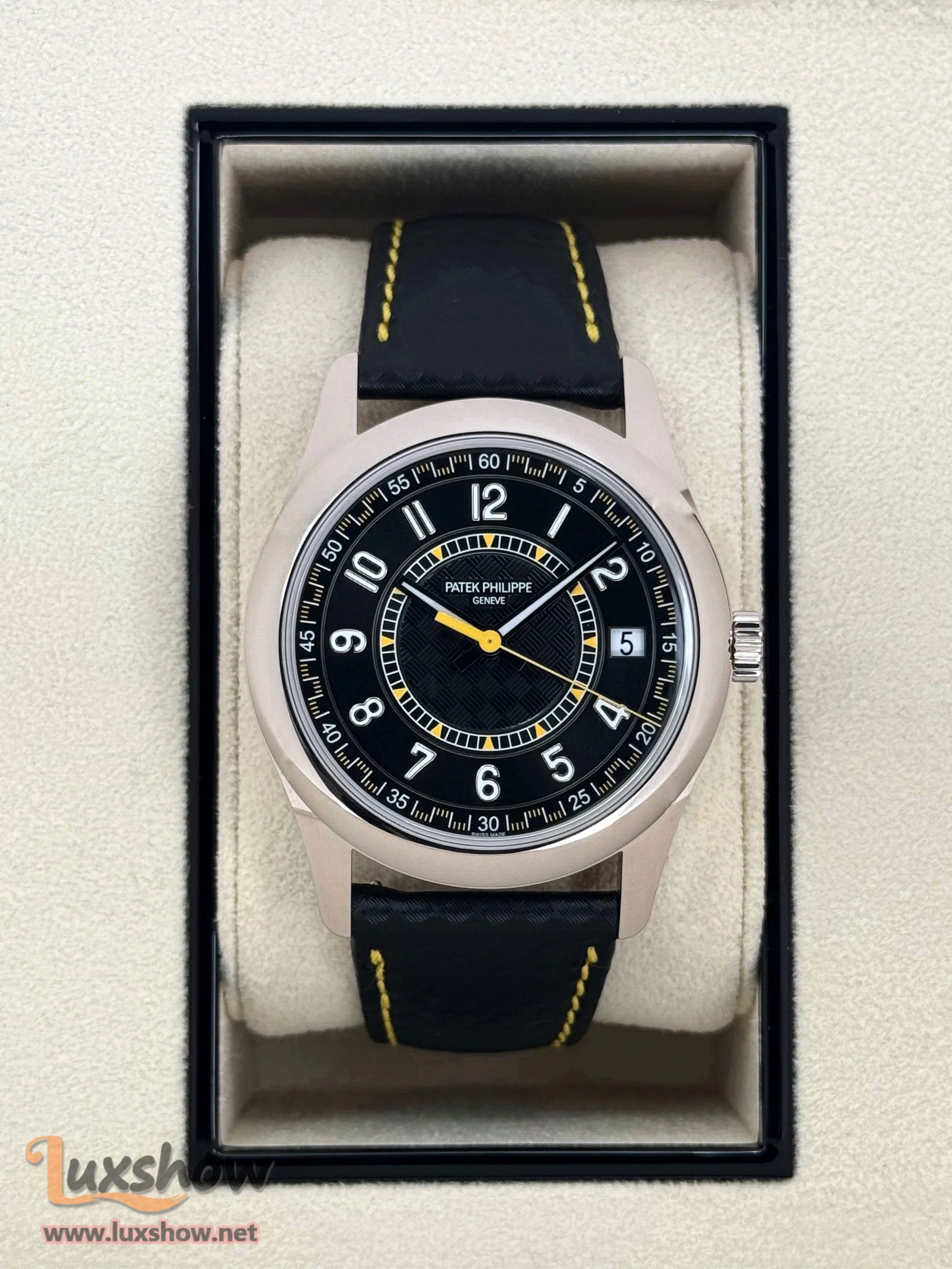 Patek Philippe Calatrava 40mm 6007G White Gold Black Dial