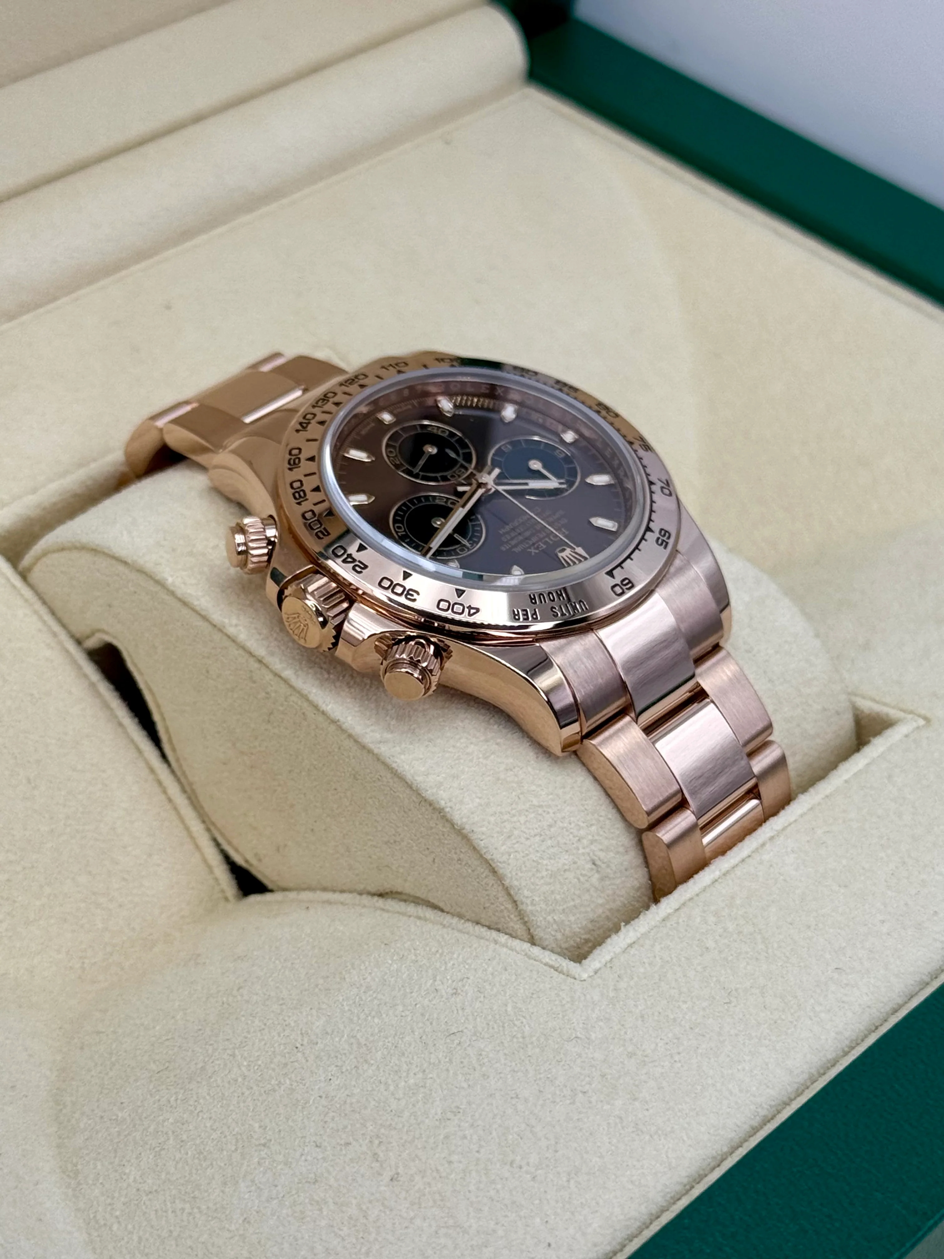 Rolex Daytona 40mm 116505 Rose Gold Chocolate Dial