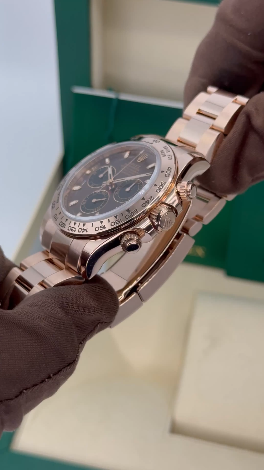 Rolex Daytona 40mm 116505 Rose Gold Chocolate Dial