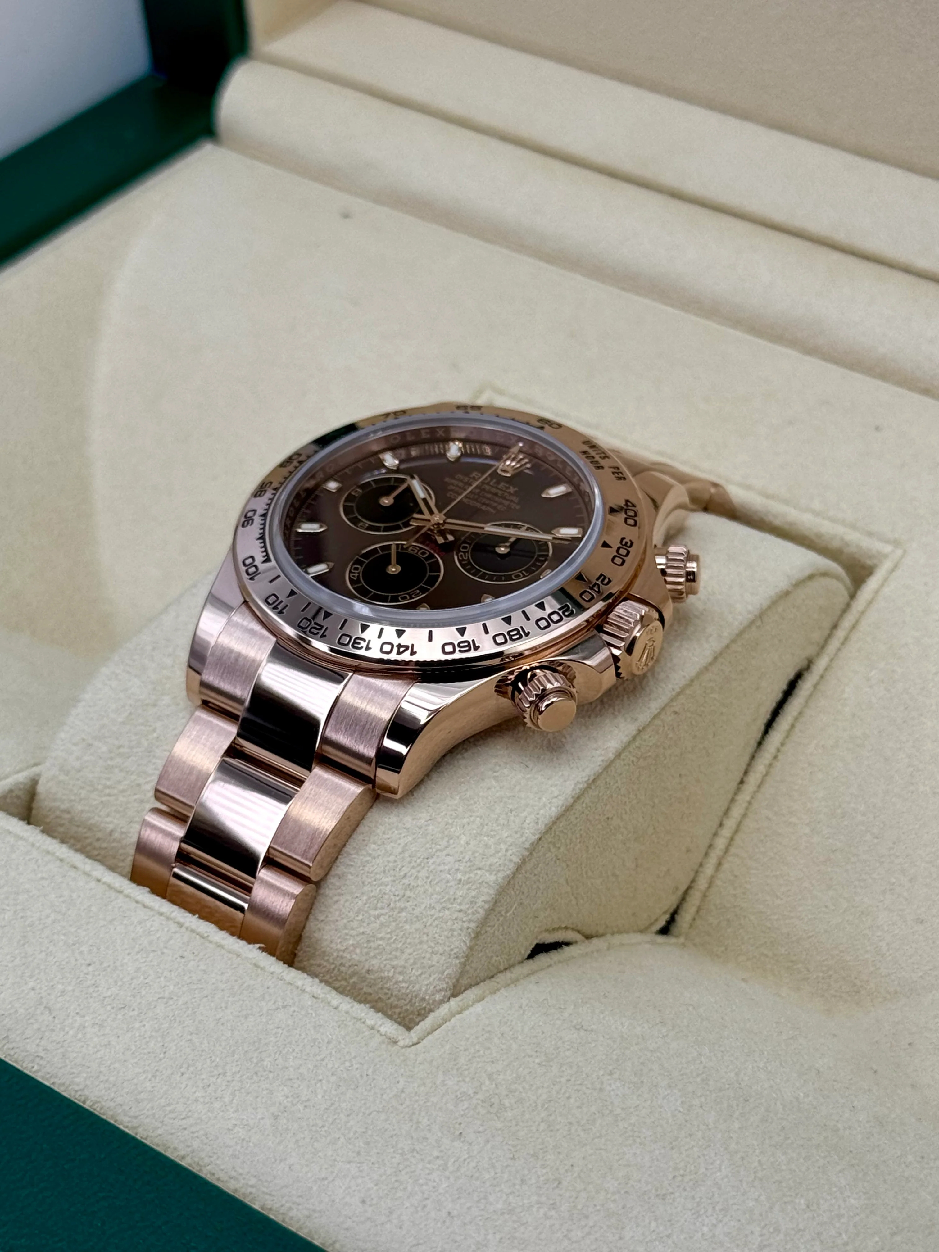 Rolex Daytona 40mm 116505 Rose Gold Chocolate Dial