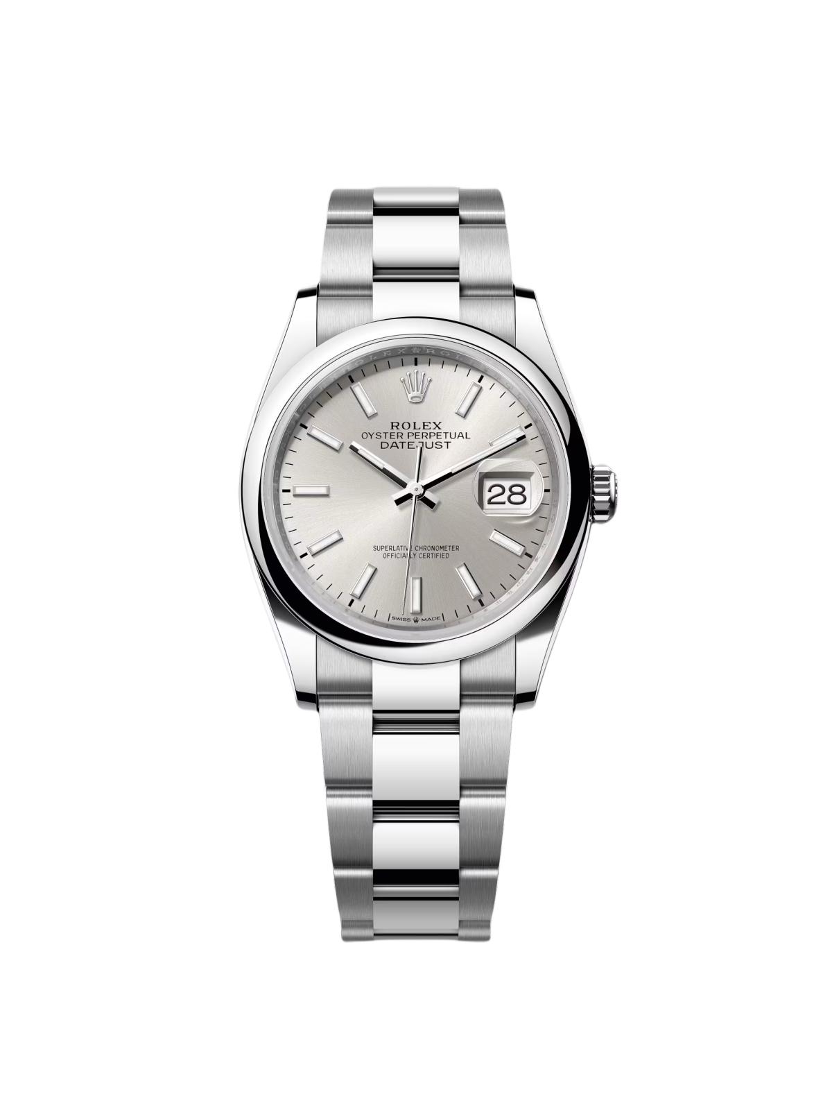 【Super Clone】ROLEX  Datejust 36mm 126200 Oyster Perpetual Silver Dial Jubilee Stainless Steel
