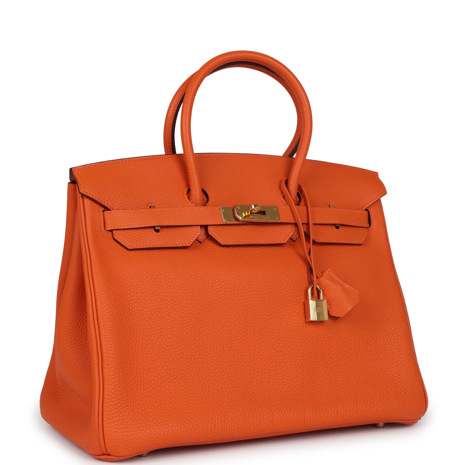 Hermès Birkin 35 Orange Togo Gold Hardware