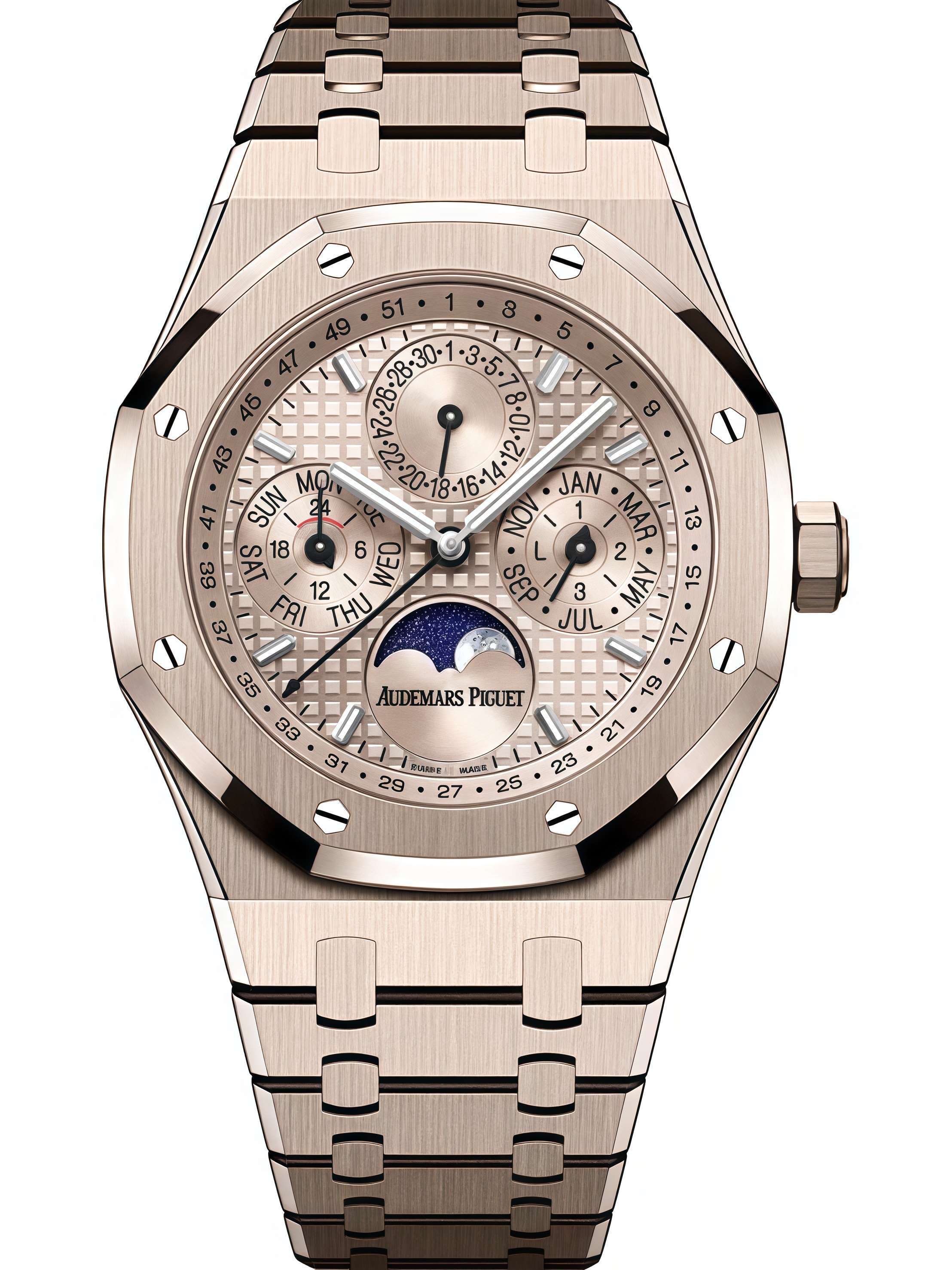 Royal Oak Perpetual Calendar 41mm, 18-carat sand gold