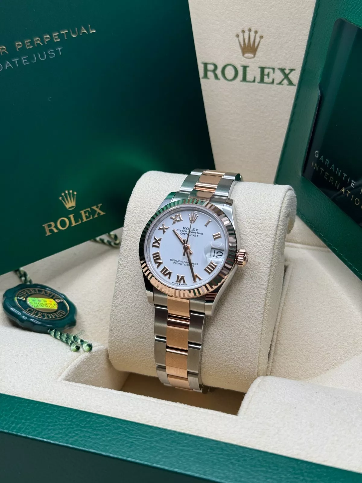 【Super Clone】ROLEX Datejust m278271-0001/0002 White 31mm Dial Oyster Bracelet Watch
