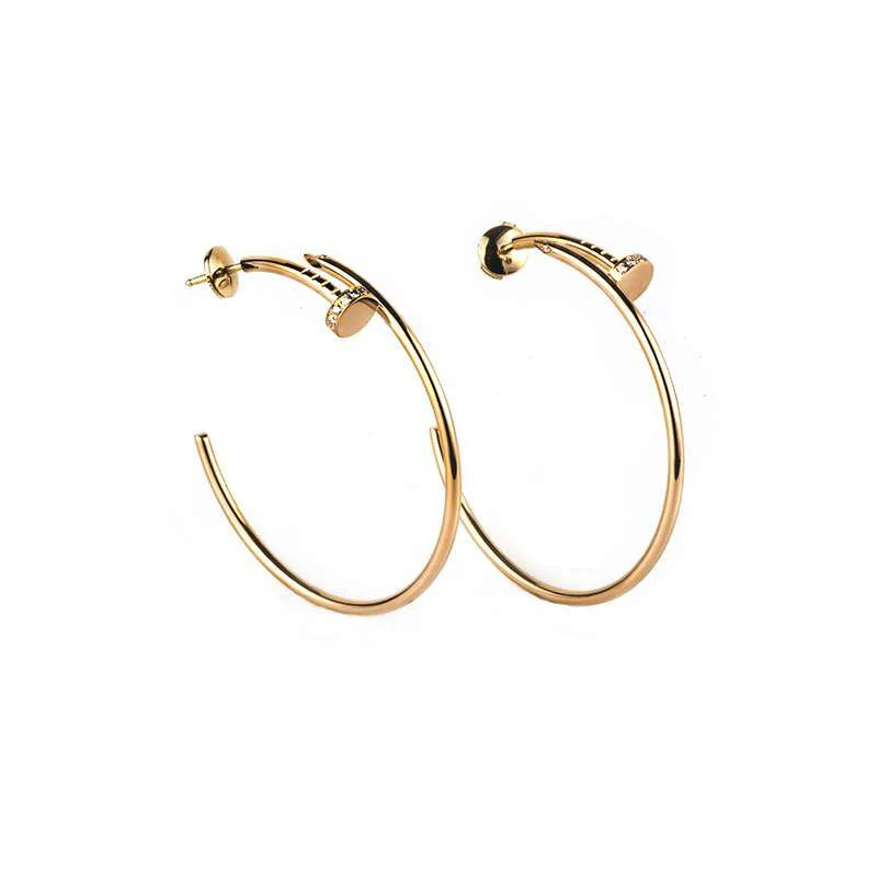 Regalia jewelryJUSTE EARRINGS GOLD DIAMONDS 1.8MM
