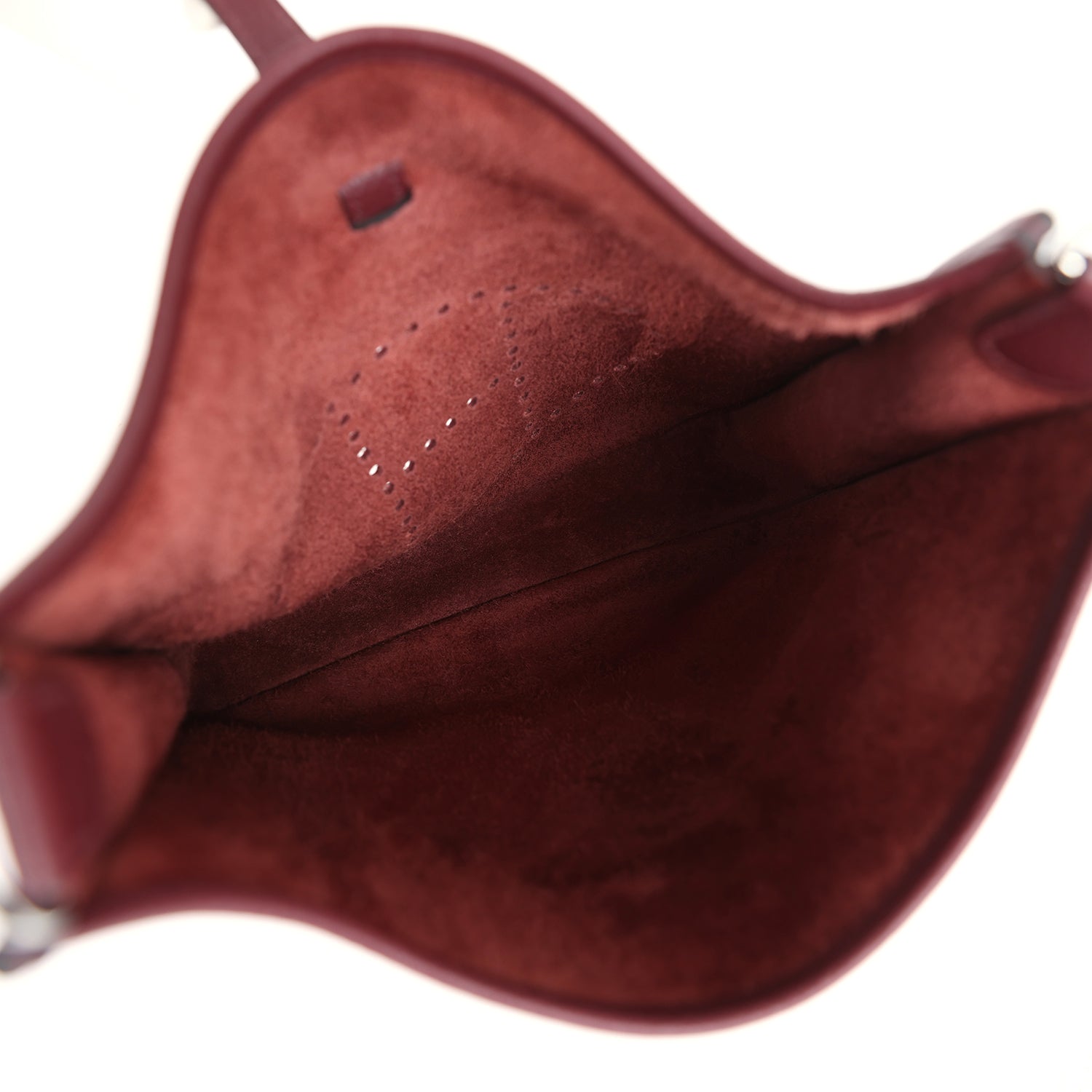 Hermès Evelyne III PM Bordeaux Clemence Palladium Hardware