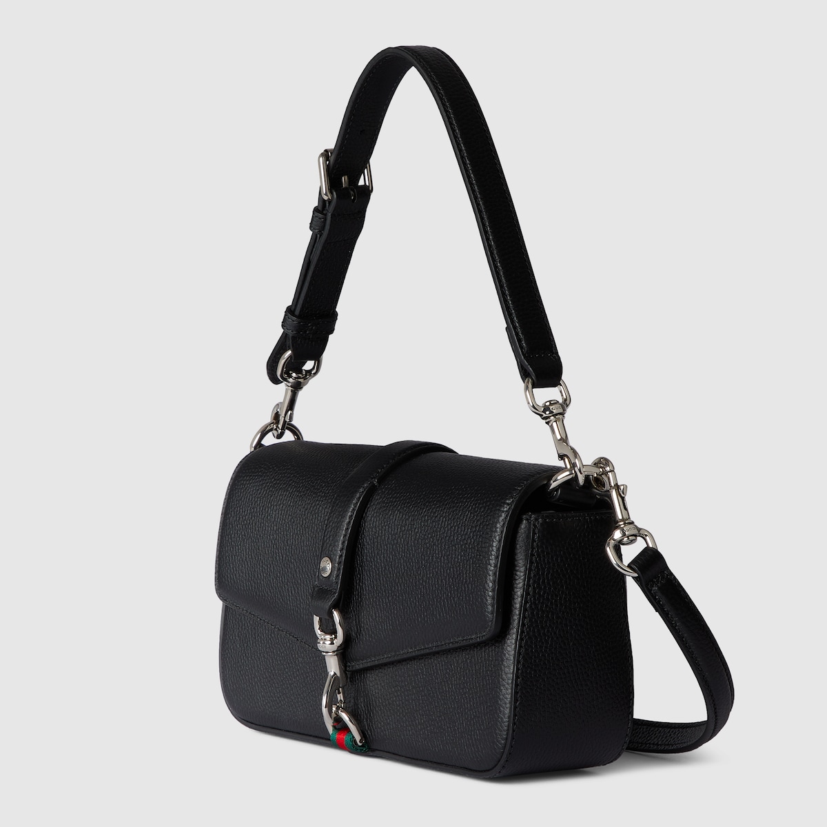 Small Crossbody Bag With Hook Closure