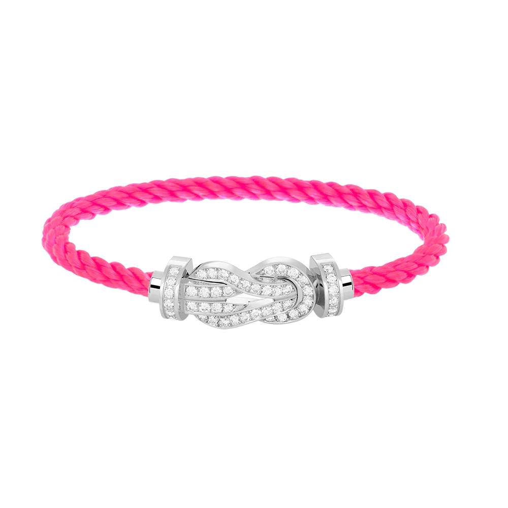 Regalia jewelryCHANCE LARGE 8 FIGURE BUCKLE FULL DIAMOND BRACELET SILVER