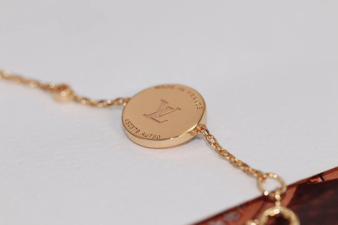 Regalia jewelrySTAR AND SUN 4 MOTIF PINK GOLD MALACHITE BRACELET