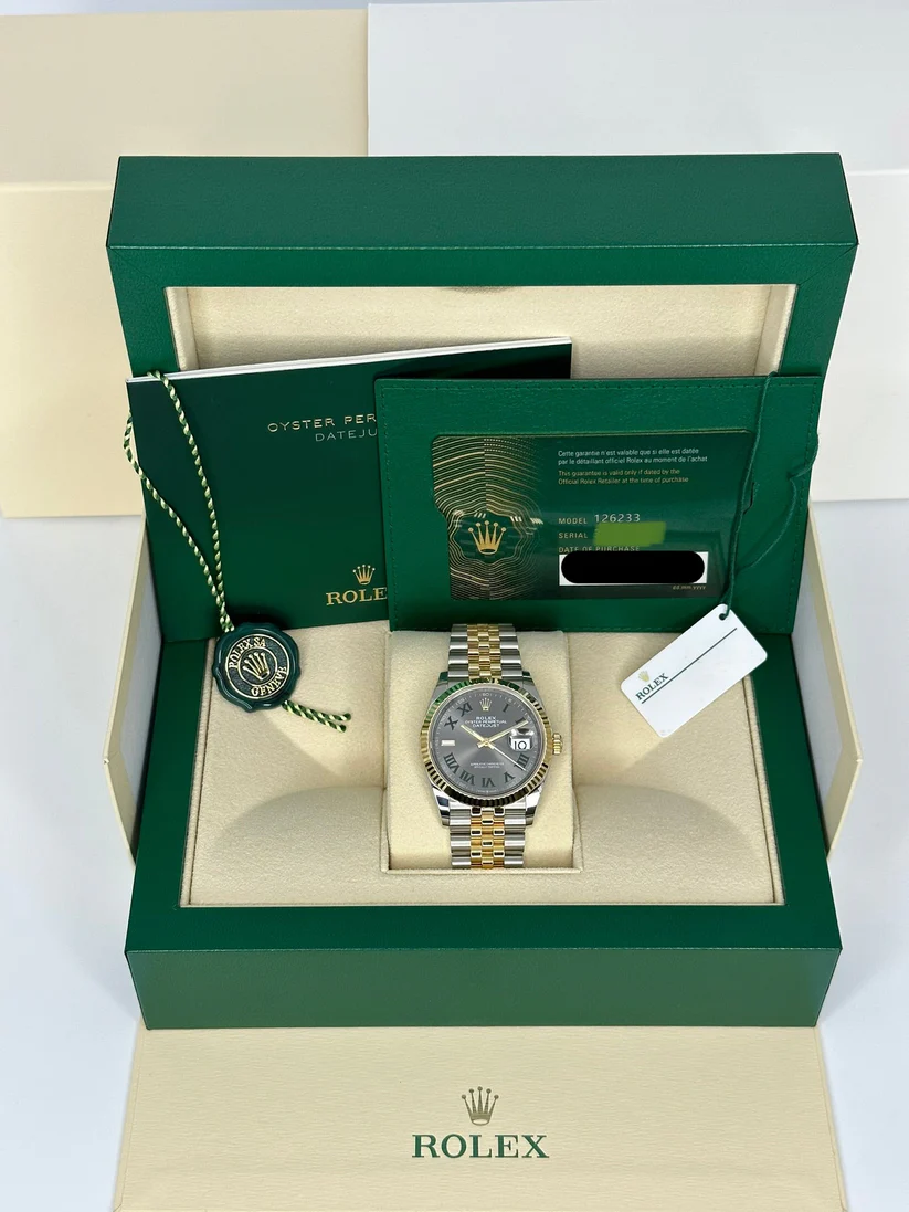 【Super Clone】ROLEX  Datejust 36mm 126231 Slate Dial Oyster Bracelet Watch
