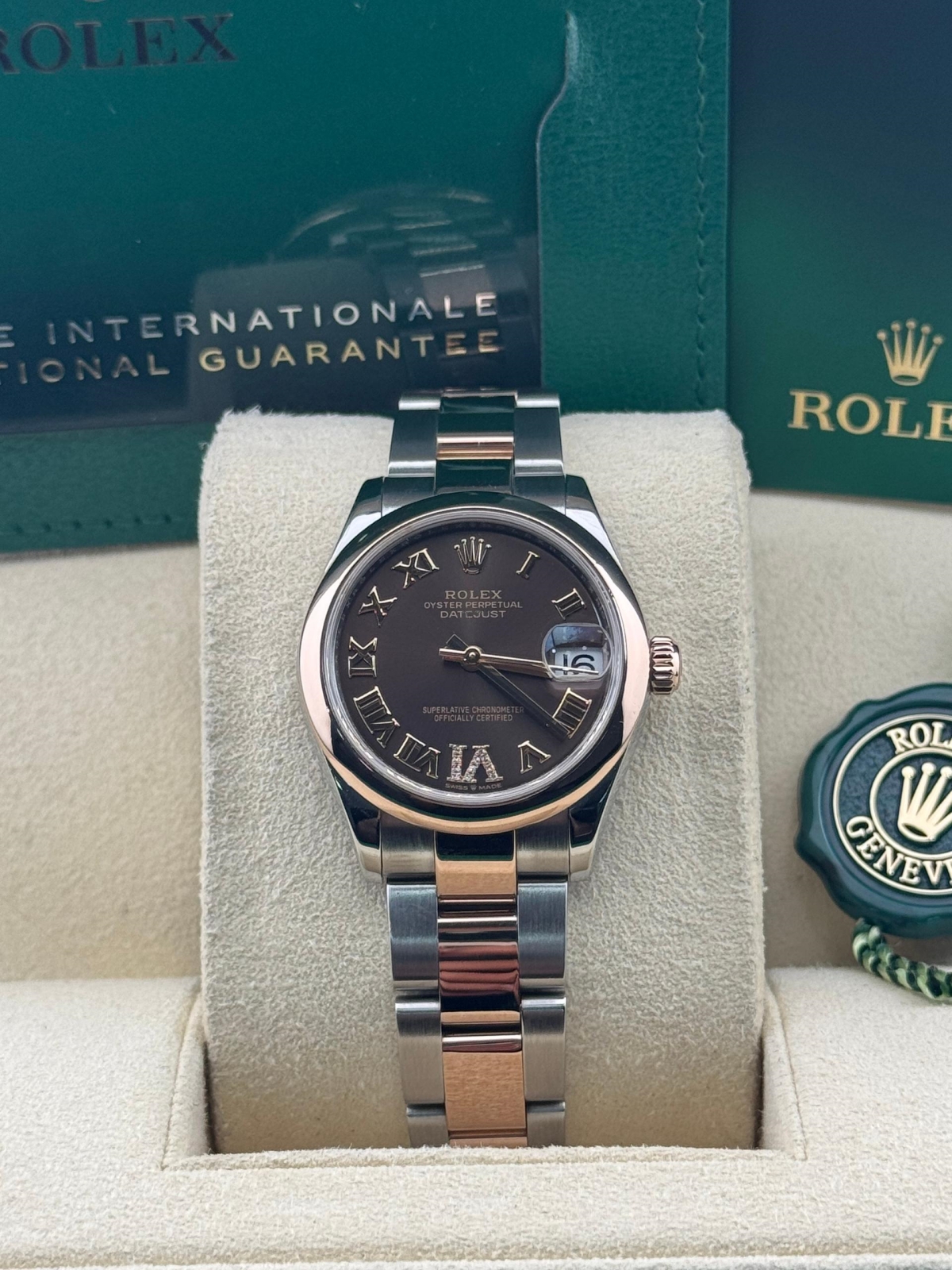 【Super Clone】ROLEX Datejust m278241-0003/0004 Chocolate 31mm Dial Oyster Bracelet Watch