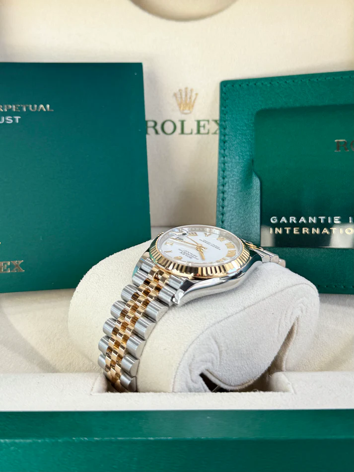 【Super Clone】ROLEX Datejust m278273-0001/0002 31mm White Dial Stainless Steel and Yellow Gold Oyster Watch