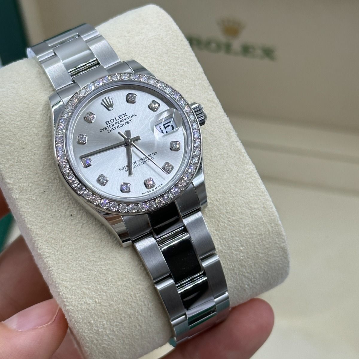 【Super Clone】ROLEX Datejust m278384RBR-0033/0034 Silver 31mm Dial Oyster Watch