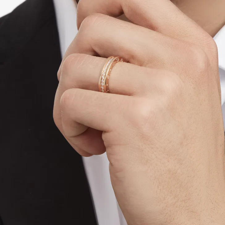 Regalia jewelryZERO 1 ONE-BAND PAVED DIAMONDS ON THE SPIRAL RING