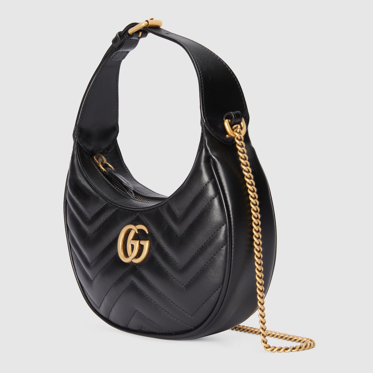 GG Marmont Half-Moon-Shaped Mini Bag