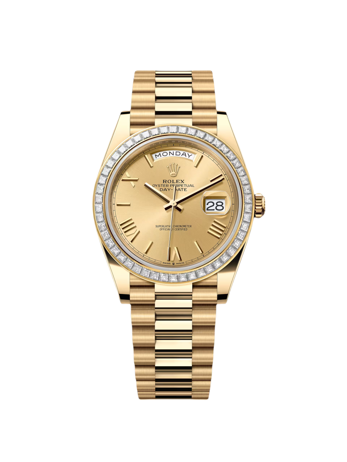 【Super Clone】ROLEX Day-Date 40mm 228398TBR-0003 Champagne Dial President Watch
