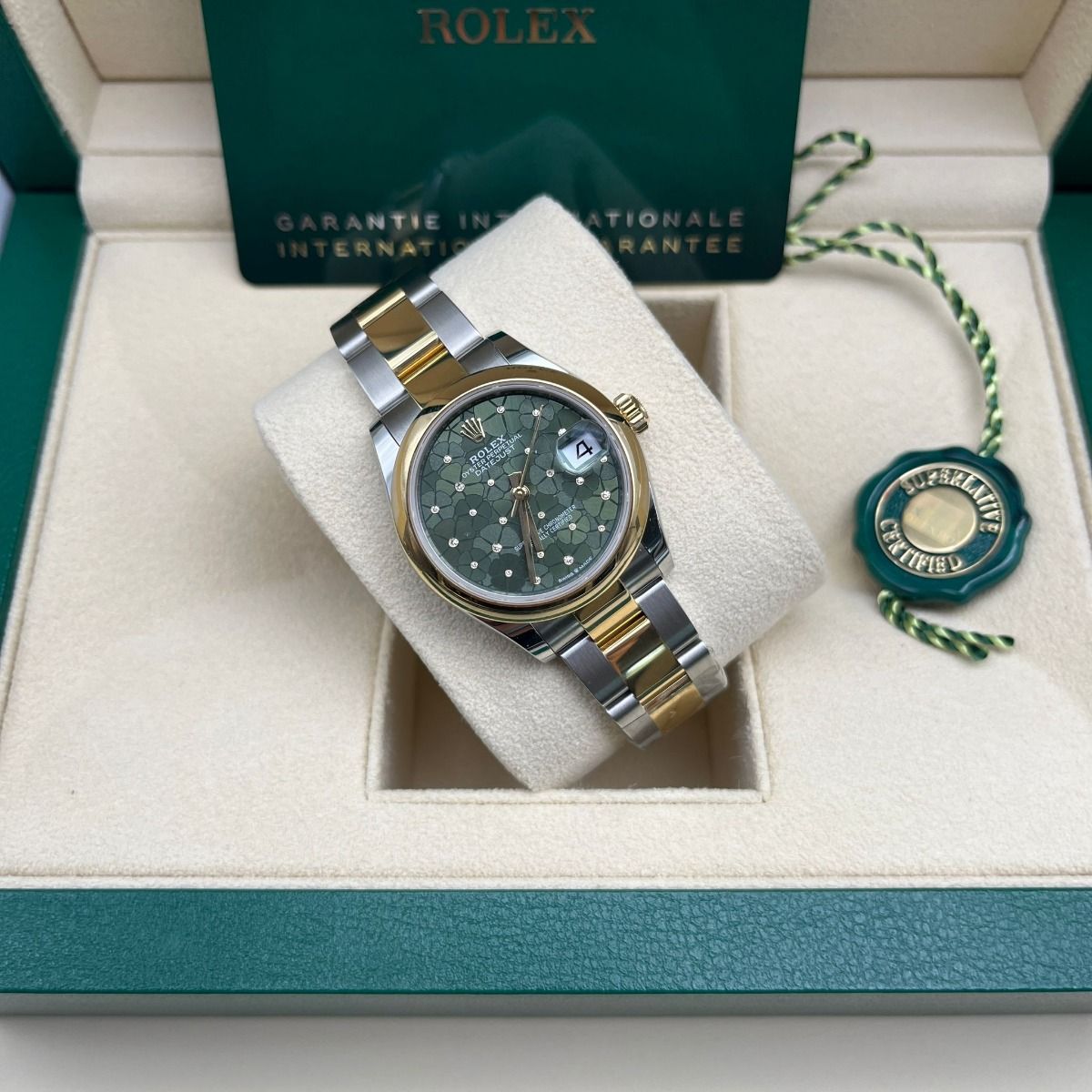 【Super Clone】ROLEX Datejust m278243-0031/0032 31mm Green Dial watch