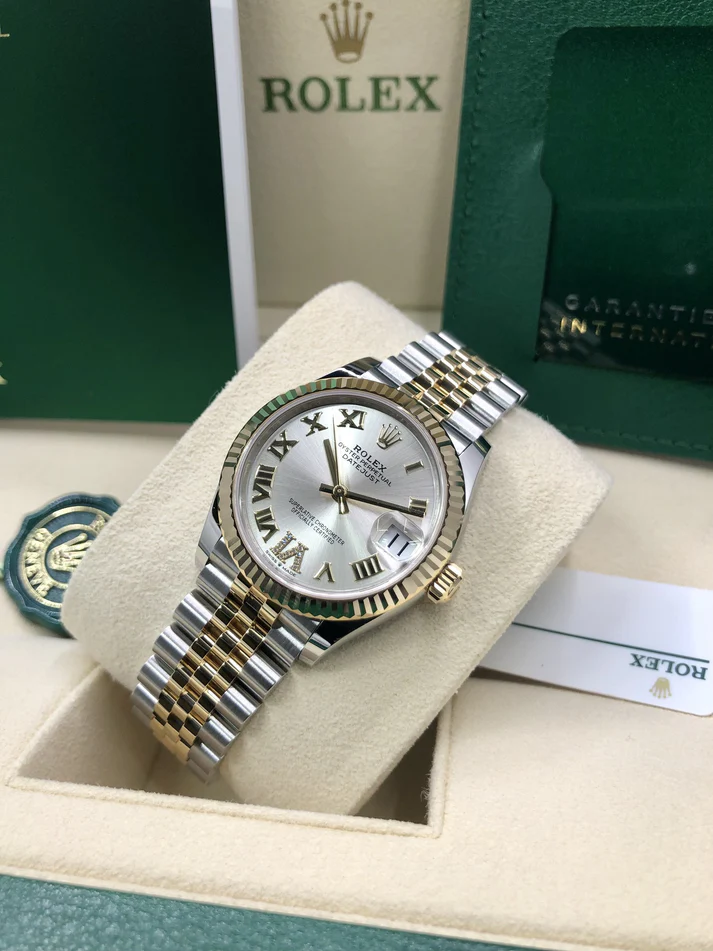 【Super Clone】ROLEX Datejust m278273-0003/0004 31mm Silver Dial Stainless Steel and Yellow Gold Oyster Watch