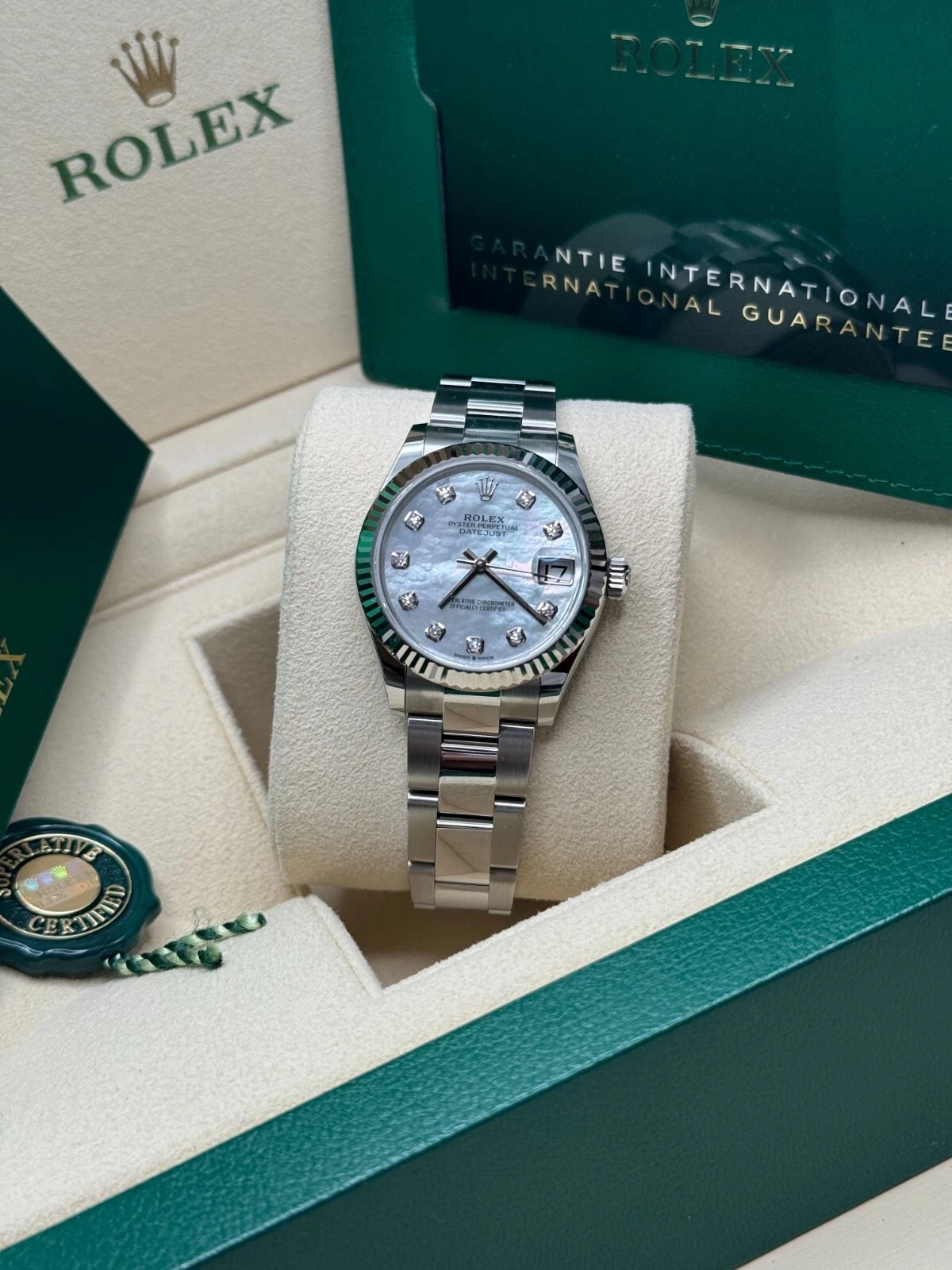 【Super Clone】ROLEX Datejust m278274-0005/0006 31mm Mother-of-Pearl 31mm Dial Oyster Watch