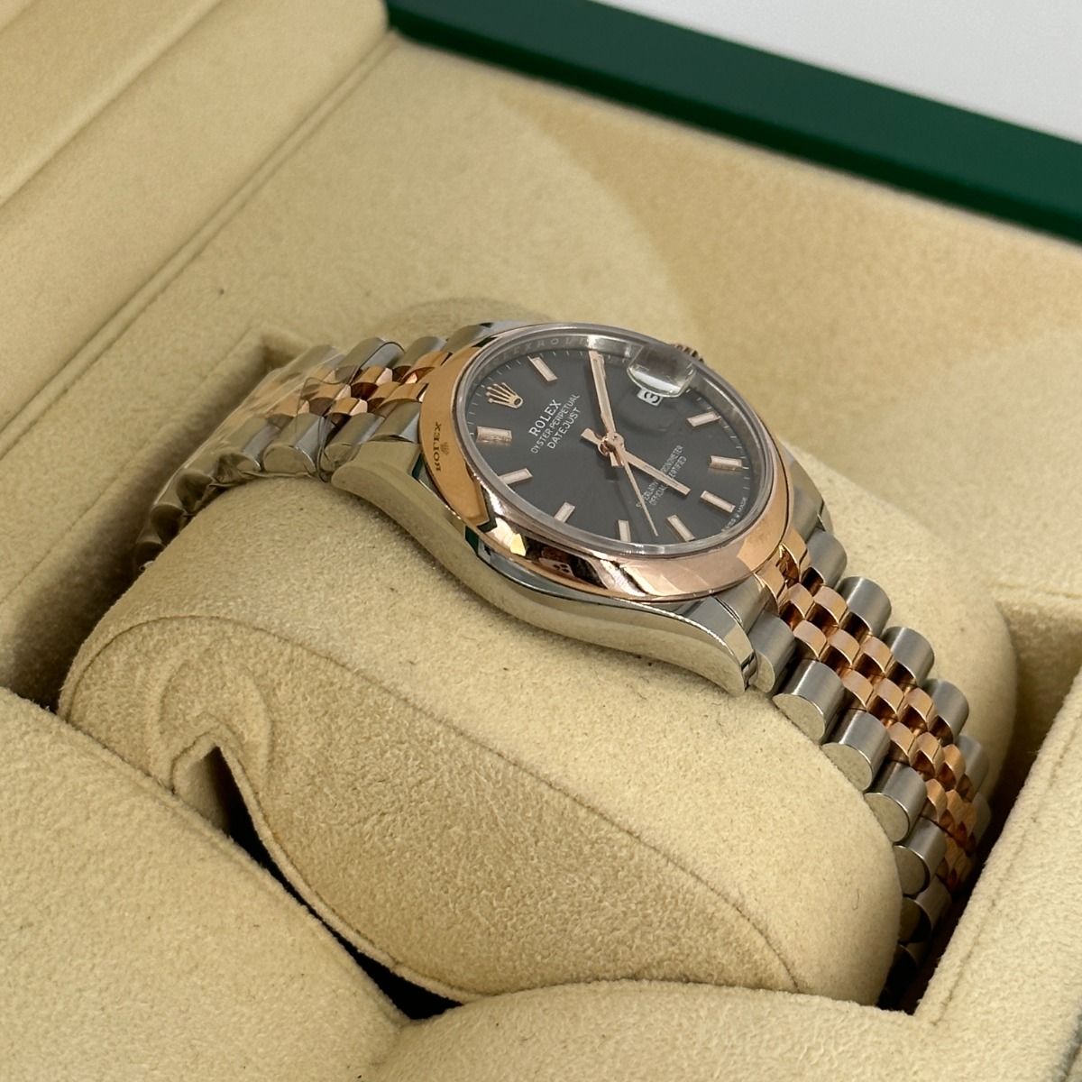 【Super Clone】ROLEX Datejust m278241-0017/0018 Slate 31mm Dial Oyster Bracelet Watch