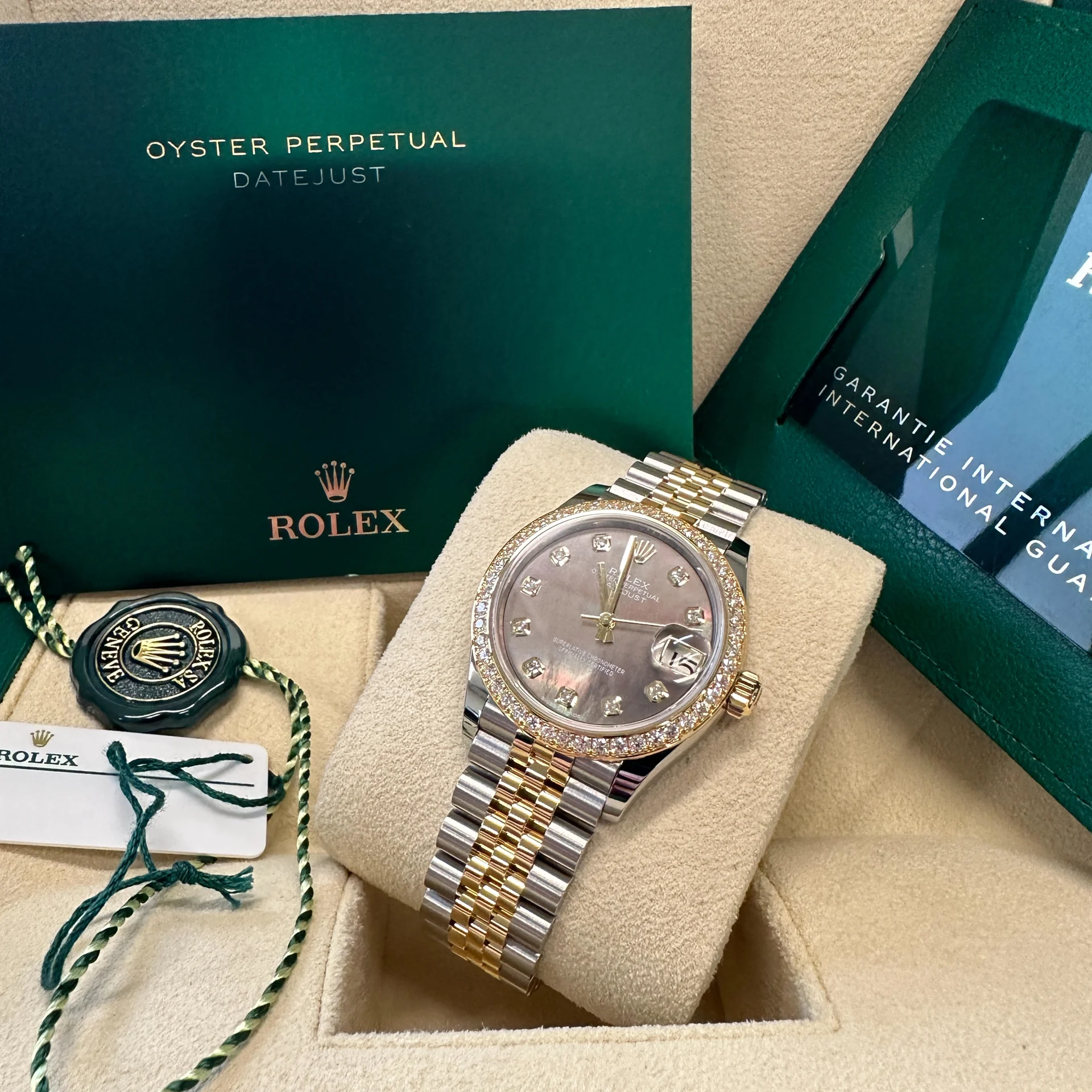 【Super Clone】ROLEX Datejust m278383-0023/0024 31mm Mother of Pearl Dial Oyster Bracelet