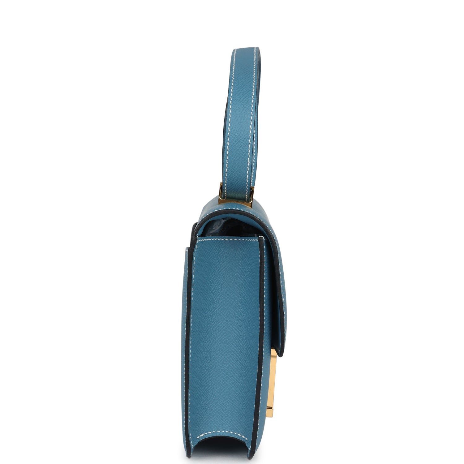 Hermès Constance 1-24 Blue Jean Epsom Gold Hardware