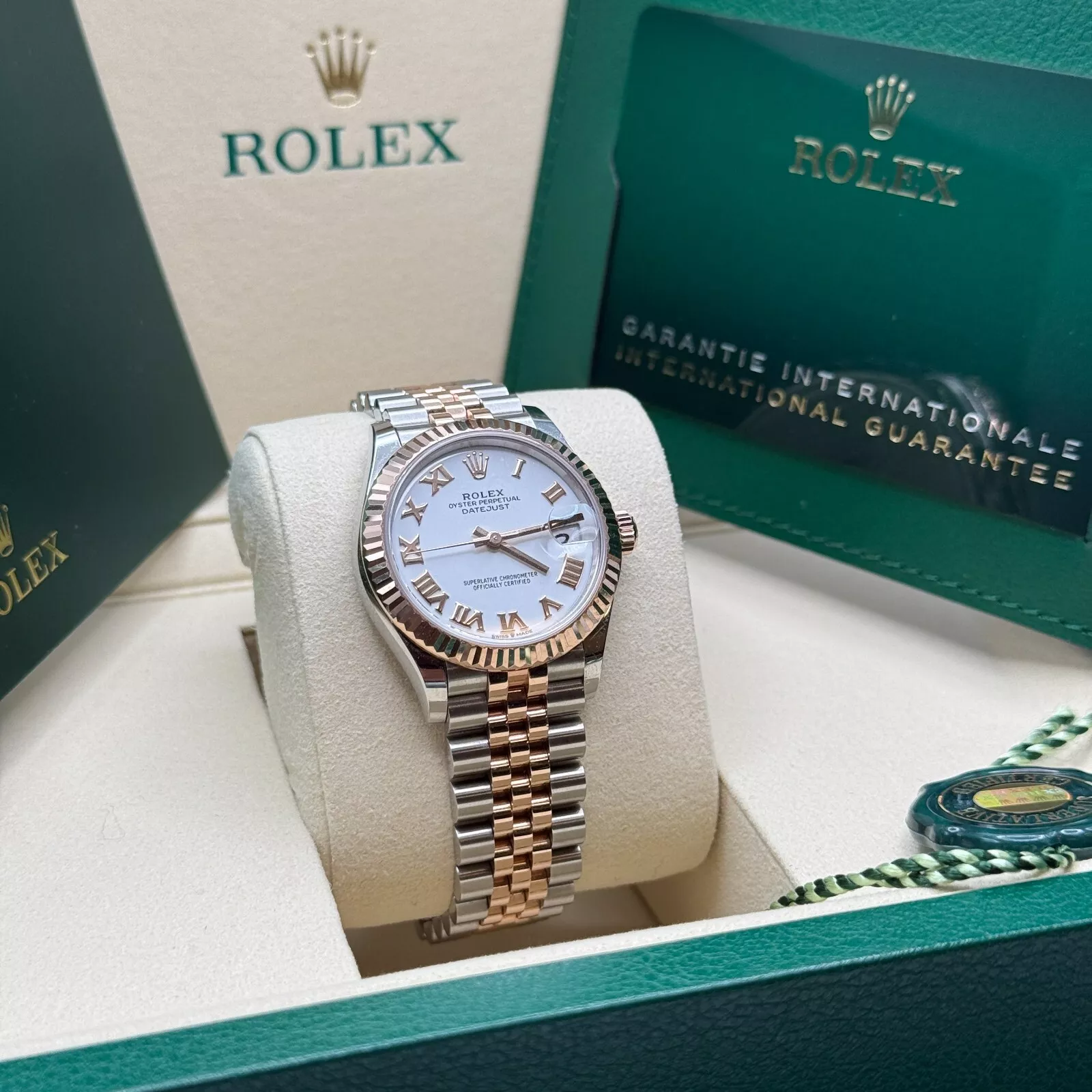 【Super Clone】ROLEX Datejust m278271-0001/0002 White 31mm Dial Oyster Bracelet Watch