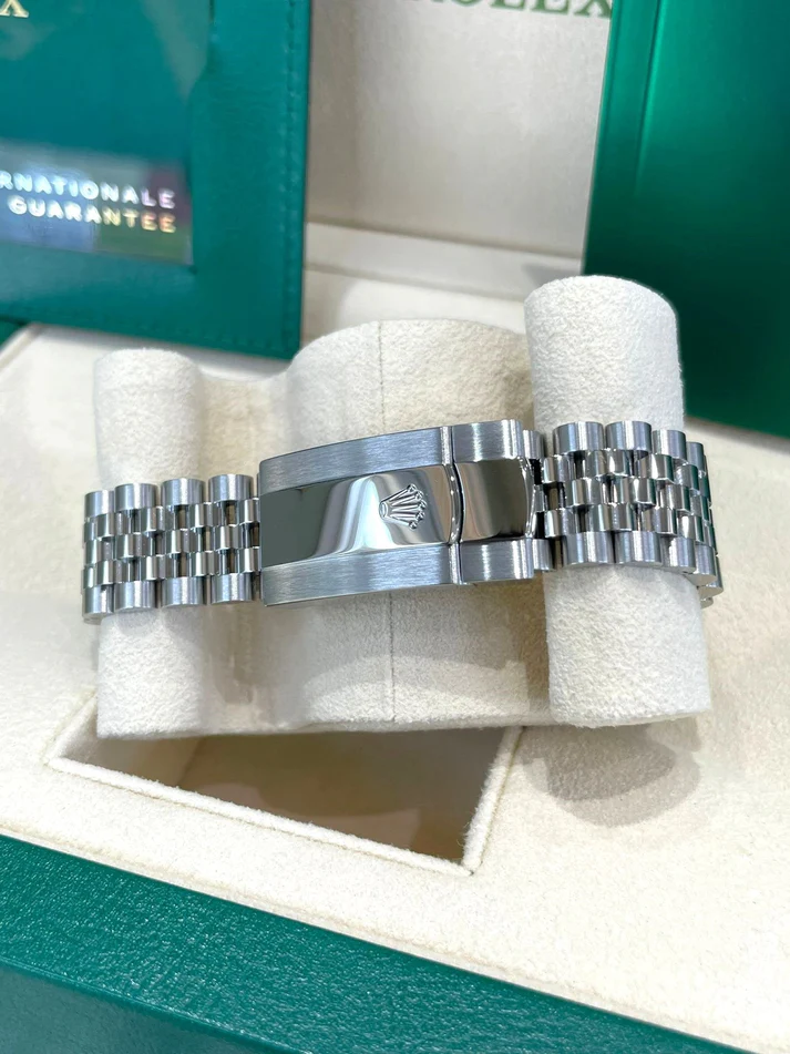 【Super Clone】 ROLEX  Datejust 36mm 126234 Black Index Jubilee Stainless Steel Mens Watch