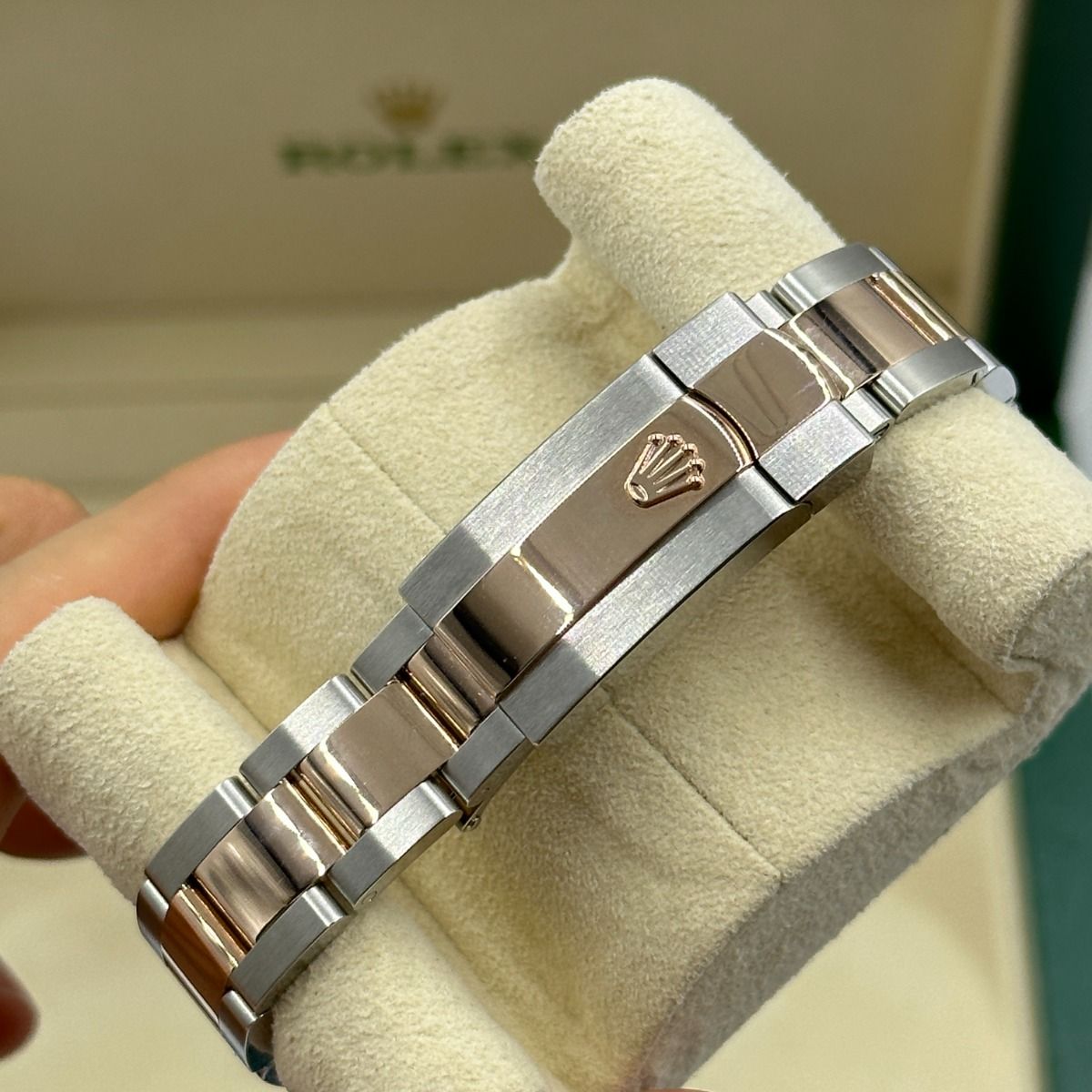 【Super Clone】ROLEX Datejust m278381-0009/0010 Rose Dial Diamond-Set Bezel 31mm