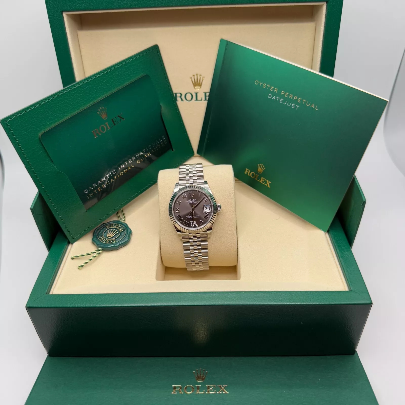 【Super Clone】ROLEX Datejust m278274-0027/0028 Dark Grey 31mm Dial Oyster Watch