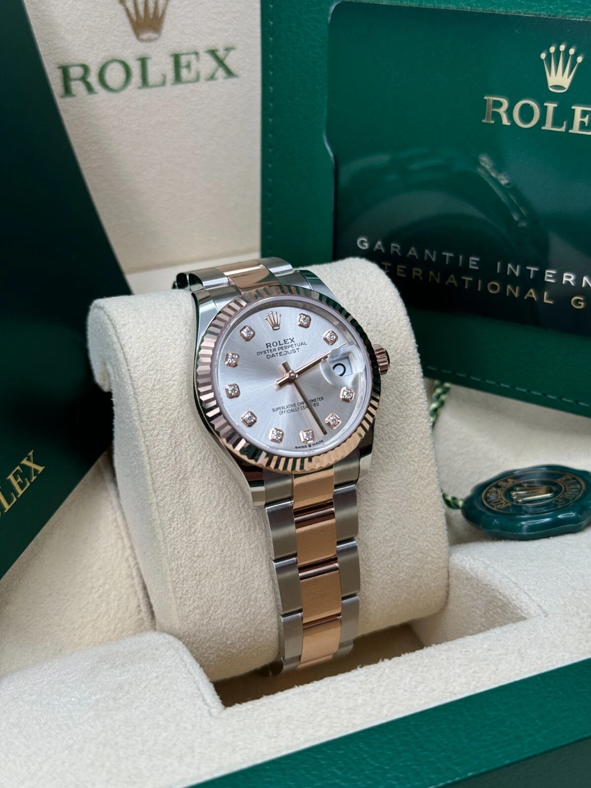 【Super Clone】RLX Datejust m278271-0015/0016 Silver 31mm Dial Oyster Bracelet Watch