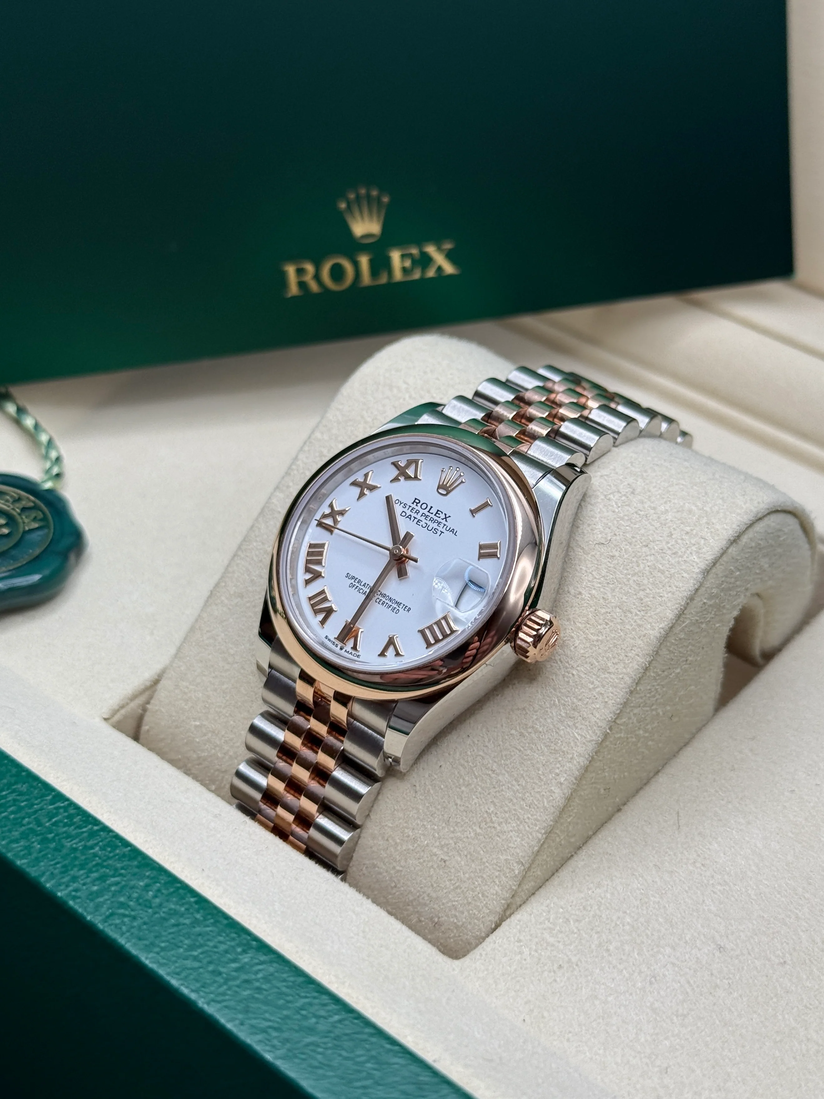 【Super Clone】ROLEX Datejust m278241-0001/0002 White 31mm Dial Oyster Bracelet Watch