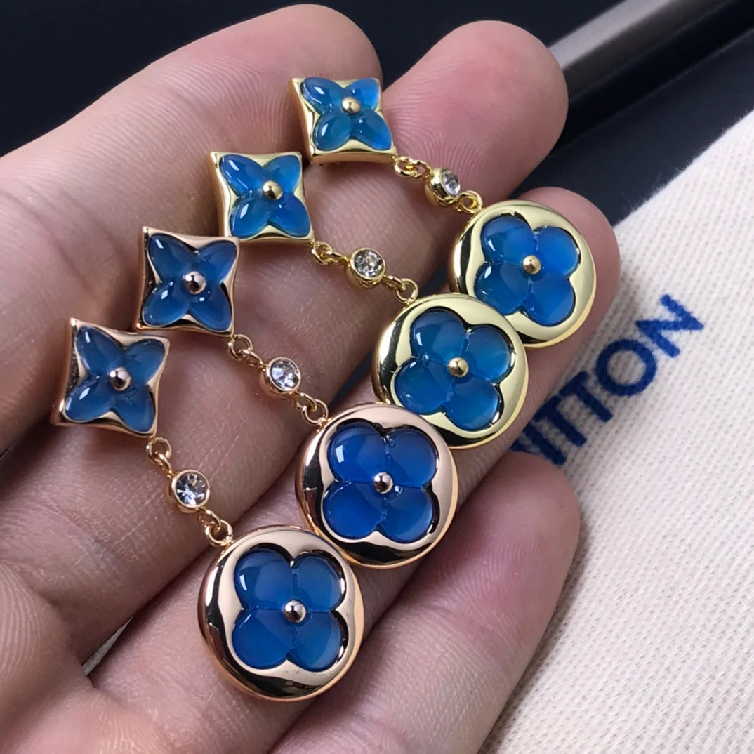 Regalia jewelrySTAR AND SUN AGATE DIAMOND EARRINGS