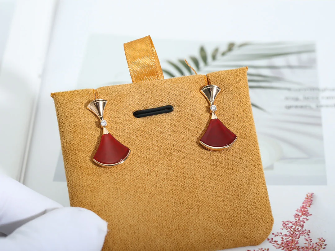 Regalia jewelryDREAM Carnelian PINK GOLD EARRINGS