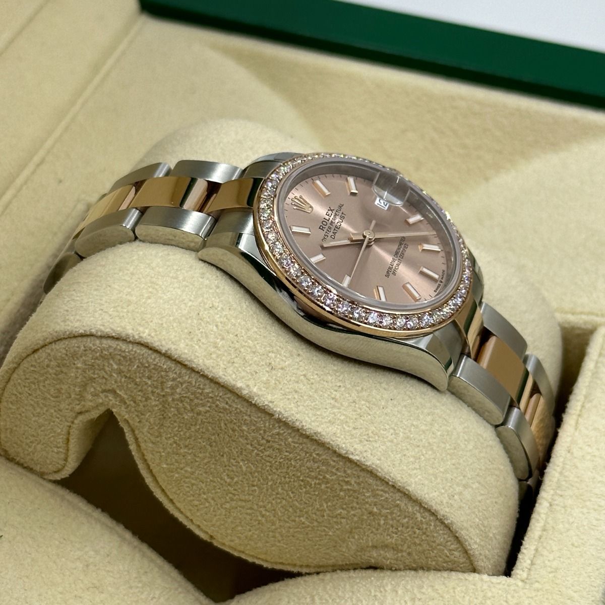 【Super Clone】ROLEX Datejust m278381-0009/0010 Rose Dial Diamond-Set Bezel 31mm