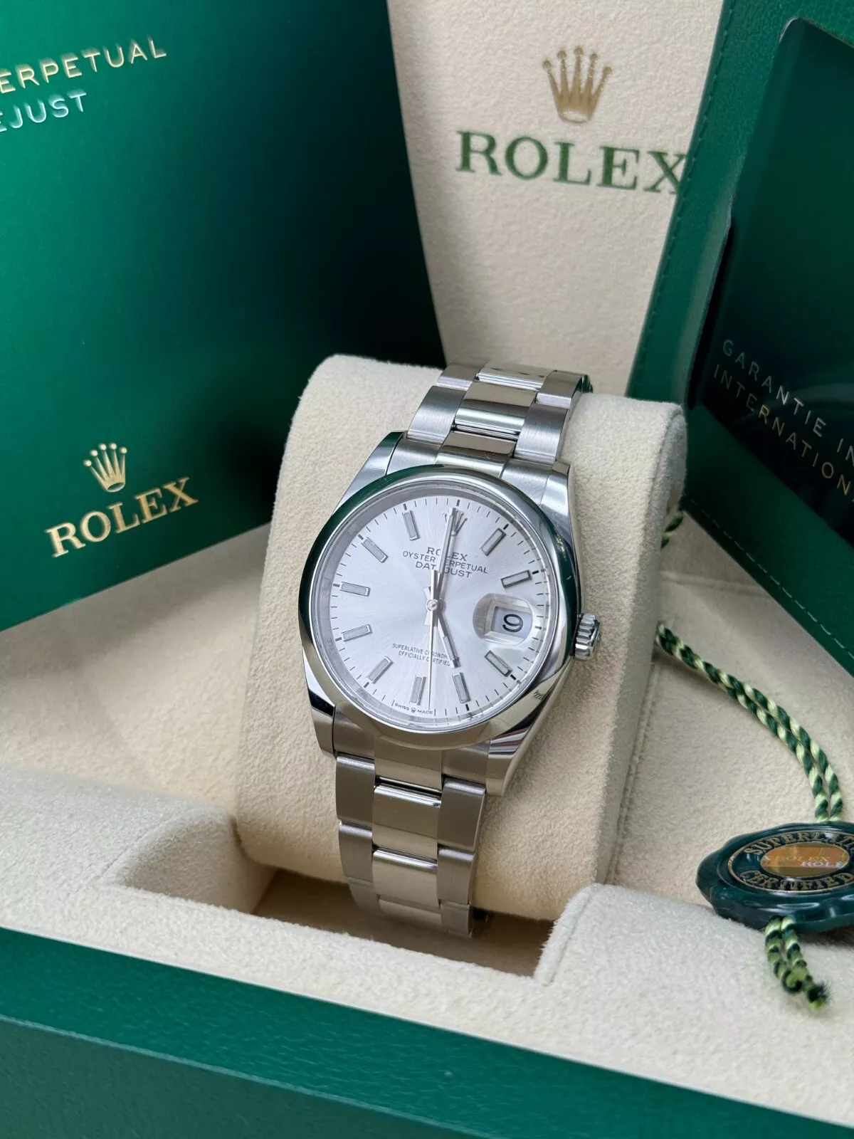 【Super Clone】ROLEX  Datejust 36mm 126200 Oyster Perpetual Silver Dial Jubilee Stainless Steel