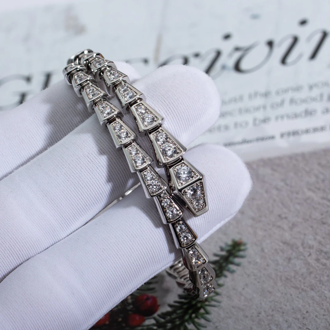 Regalia jewelrySERPENTI BRACELET 6MM SILVER DIAMOND