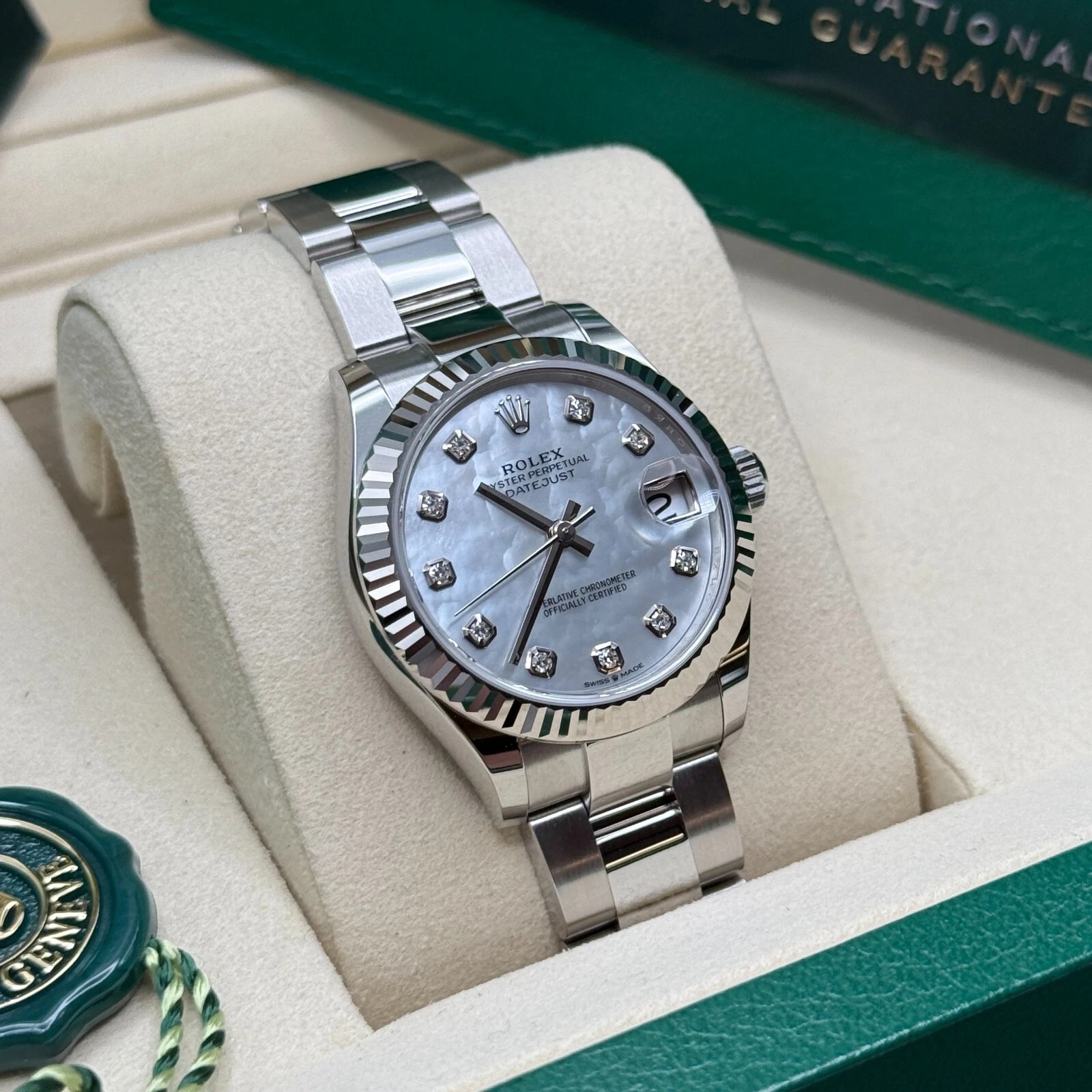 【Super Clone】RLX Datejust m278384RBR-0007/0008 Mother-of-Pearl 31mm Dial Oyster Watch