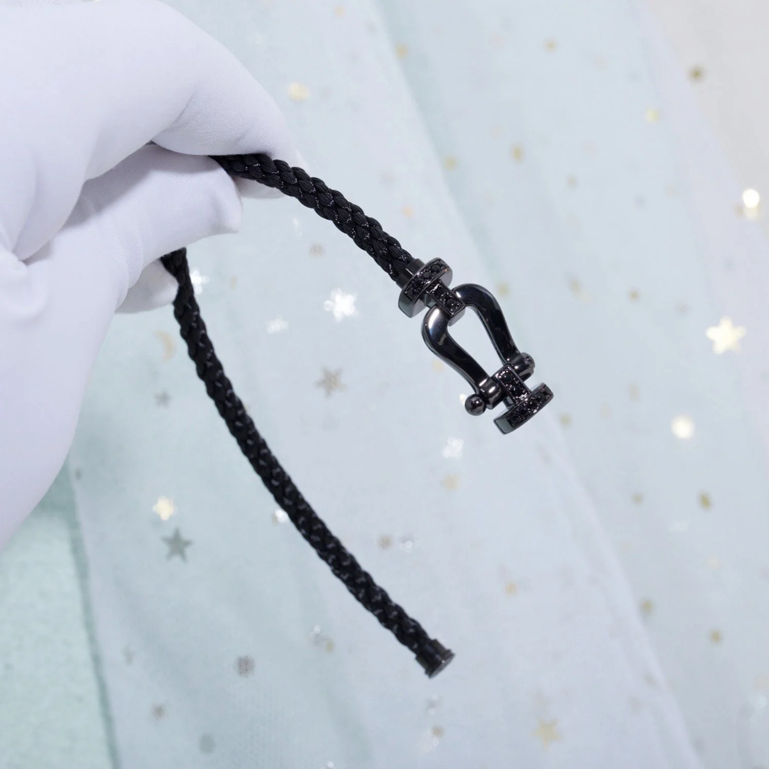 Regalia jewelryFORCE LARGE SERIES HORSESHOE BLACK SAMURAI BRACELET