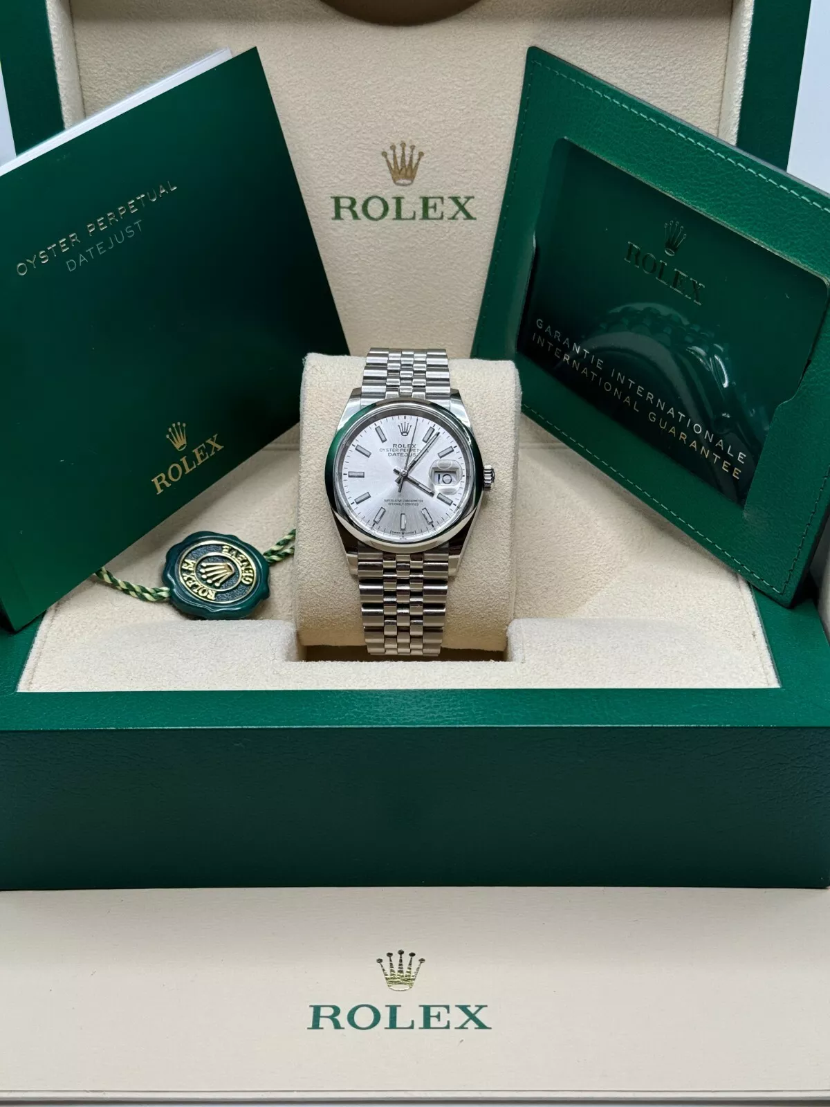 【Super Clone】ROLEX  Datejust 36mm 126200 Oyster Perpetual Silver Dial Jubilee Stainless Steel