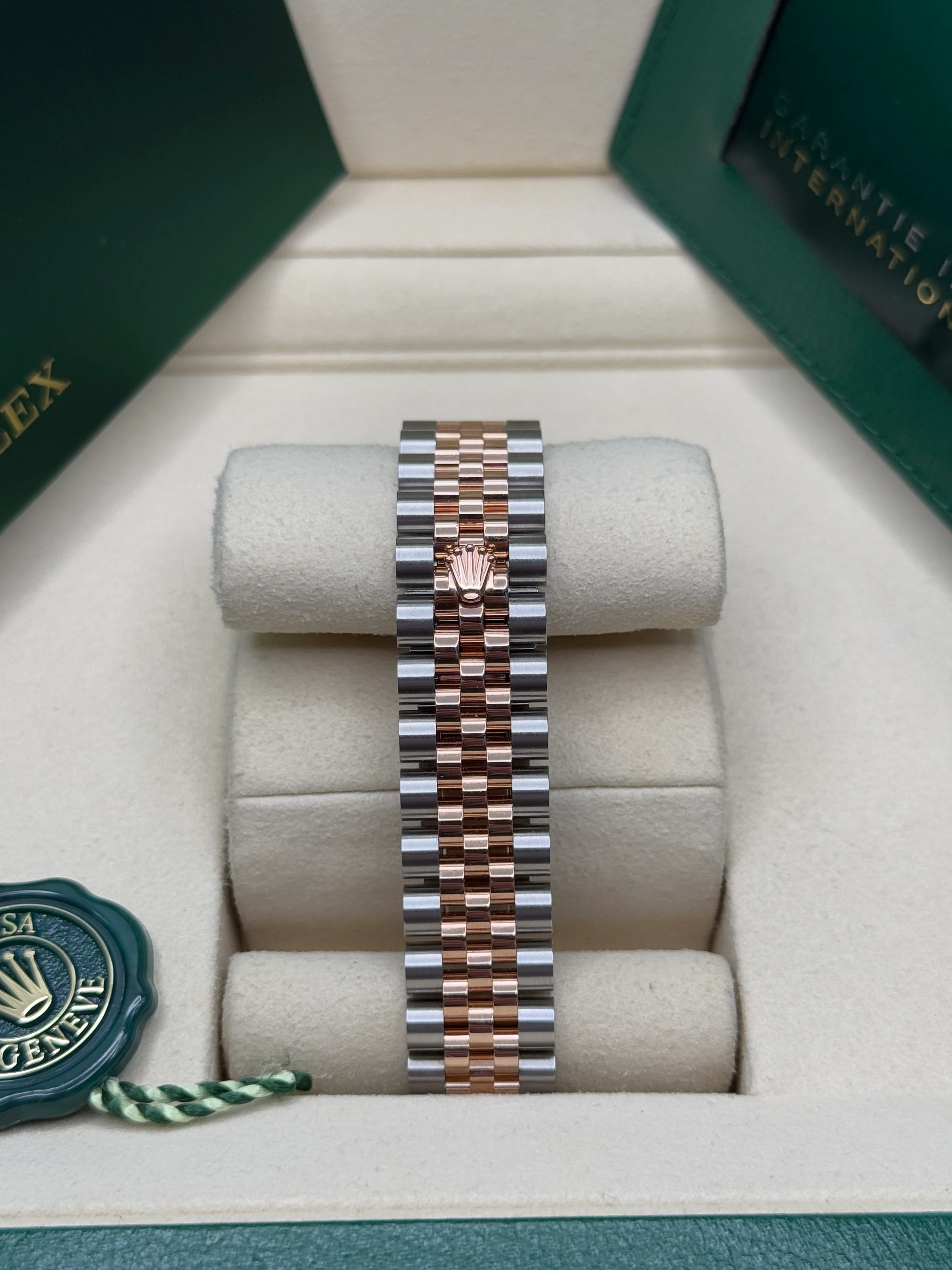 【Super Clone】ROLEX Datejust m278381-0027/0028 Chocolate Diamond 31mm Dial Diamond-Set Bezel and Oyster Bracelet Watch