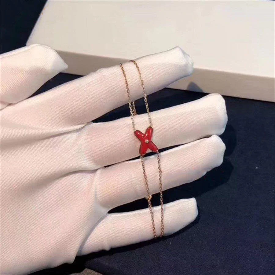 Regalia jewelryJEUX BRACELET CARNELIAN PINK GOLD 1 DIAMOND