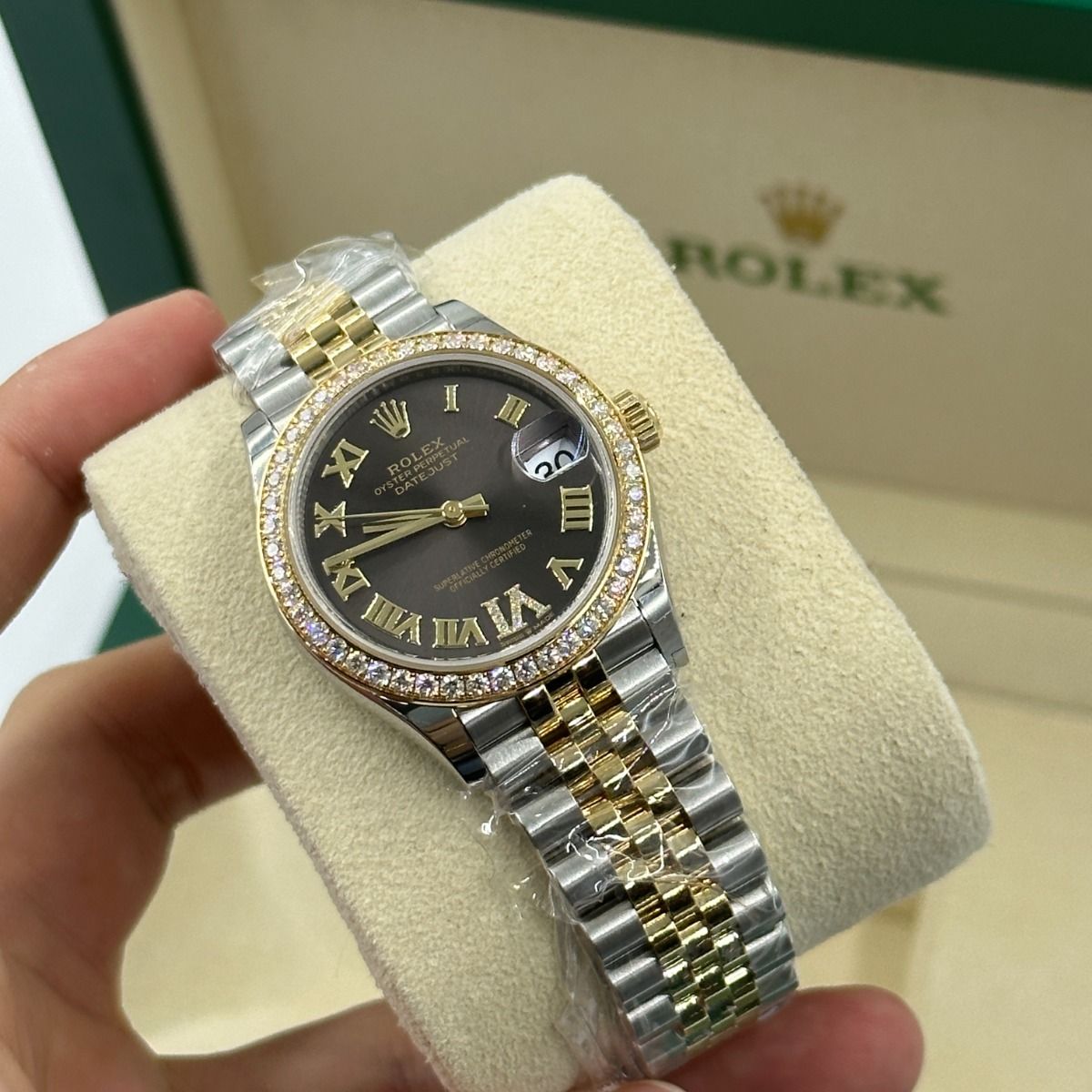 【Super Clone】ROLEX Datejust m278383RBR-0017/0018 31mm Dark Grey Dial Oyster Bracelet