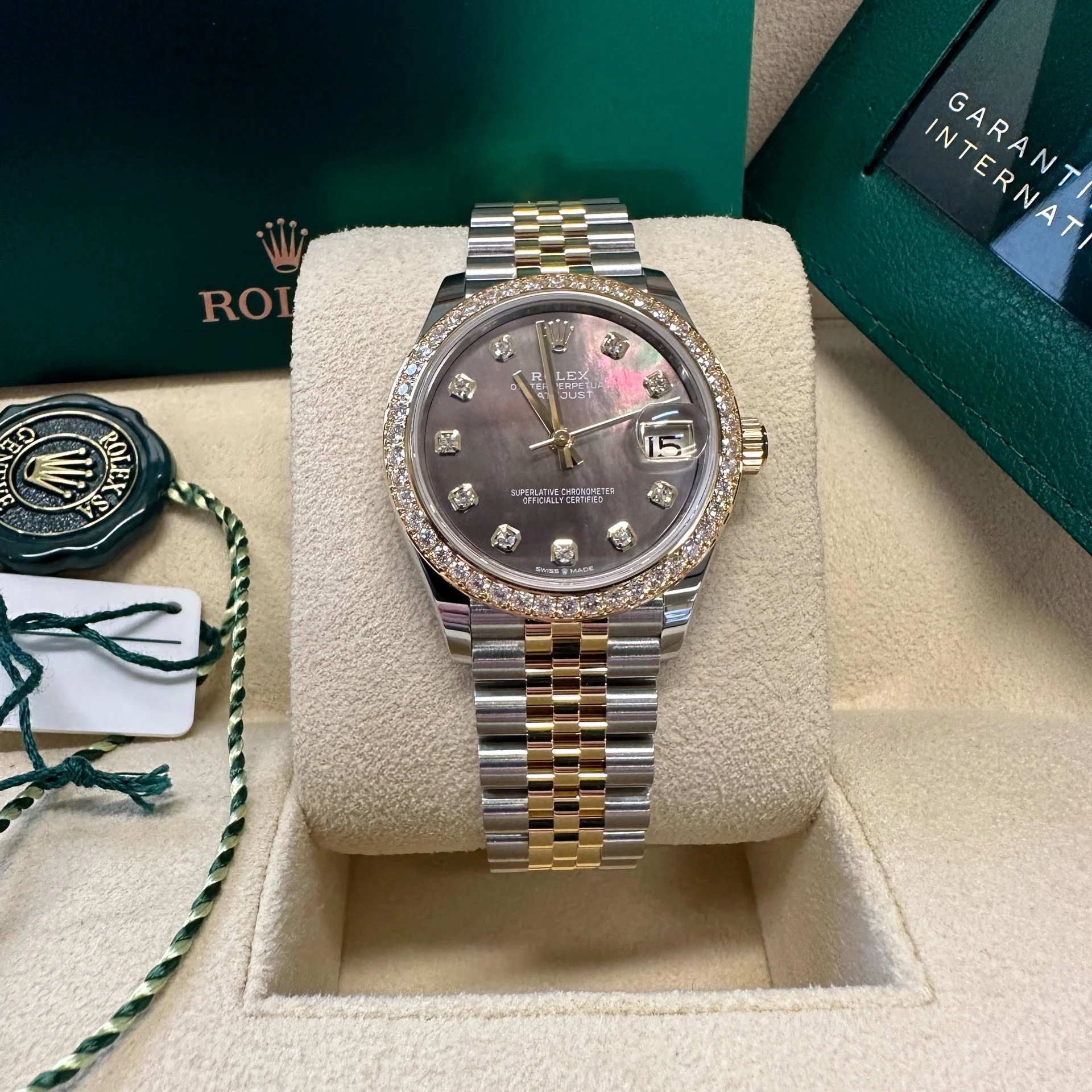 【Super Clone】ROLEX Datejust m278383-0023/0024 31mm Mother of Pearl Dial Oyster Bracelet