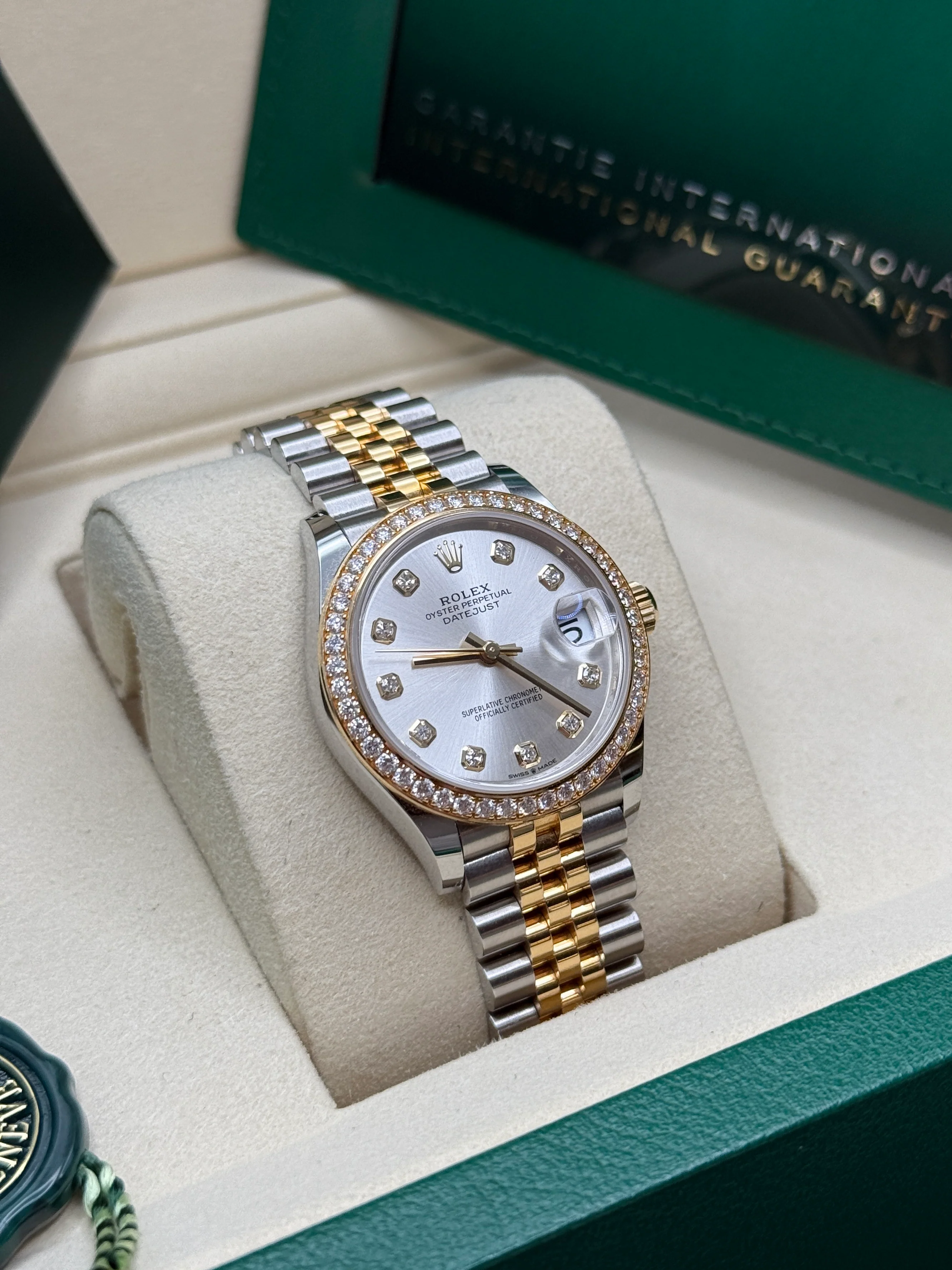 【Super Clone】ROLEX Datejust m278383RBR-0019/0020 31mm Silver Dial Oyster Bracelet