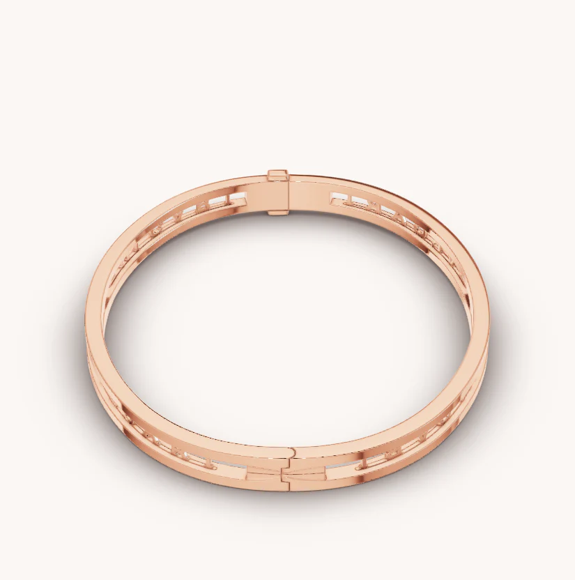 Regalia jewelryZERO 1 SPIRAL LOGO PINK GOLD BRACELET