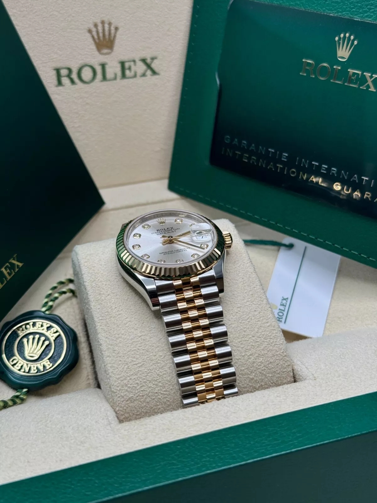 【Super Clone】ROLEX Datejust m278273-0019/0020 31mm Silver Dial Stainless Steel and Yellow Gold Oyster Watch