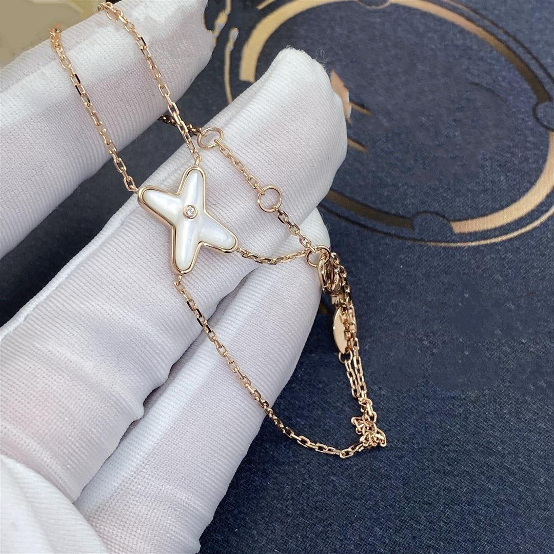 Regalia jewelryJEUX BRACELET WHITE MOP PINK GOLD 1 DIAMOND