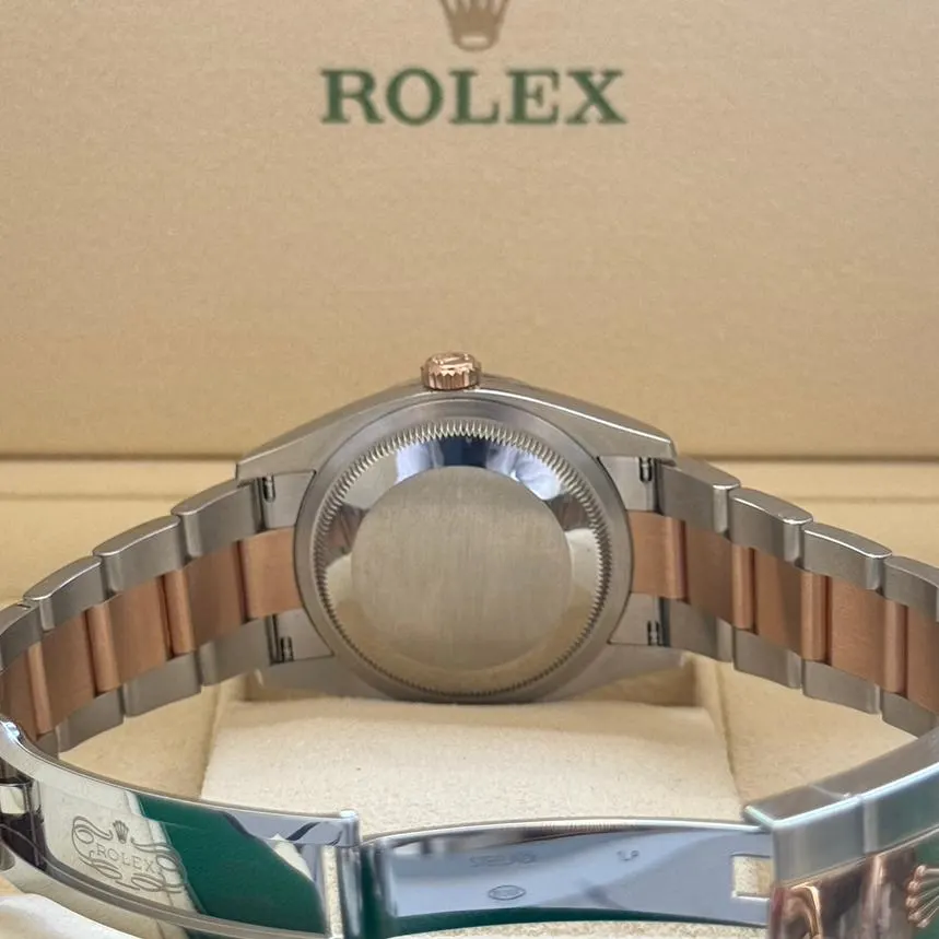 【Super Clone】ROLEX  Datejust 36mm 126231 Slate/Gray Dial Oystersteel and 18K Rose gold Oyster Bracelet