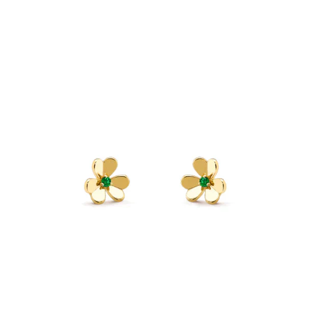 Regalia jewelryFRIVOLE  FLOWER MALACHITE EARRINGS
